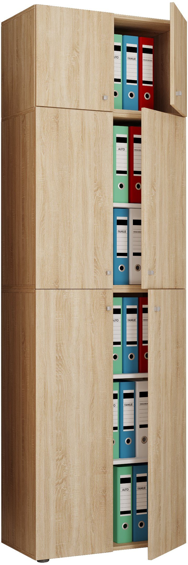 Aktenschrank XXL Büroschrank Aktenschrank Schrank Lona 5fach A