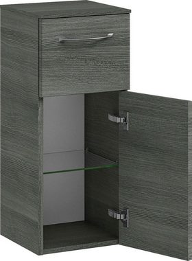 Saphir Badmöbel-Set 6005 Sprint 3-teilig, Keramik-Waschtisch mit LED-Spiegelschrank, (4-St), Unterschrank, inkl. Türdämpfer, 3 Türen, 3 Schubladen, Bad-Set