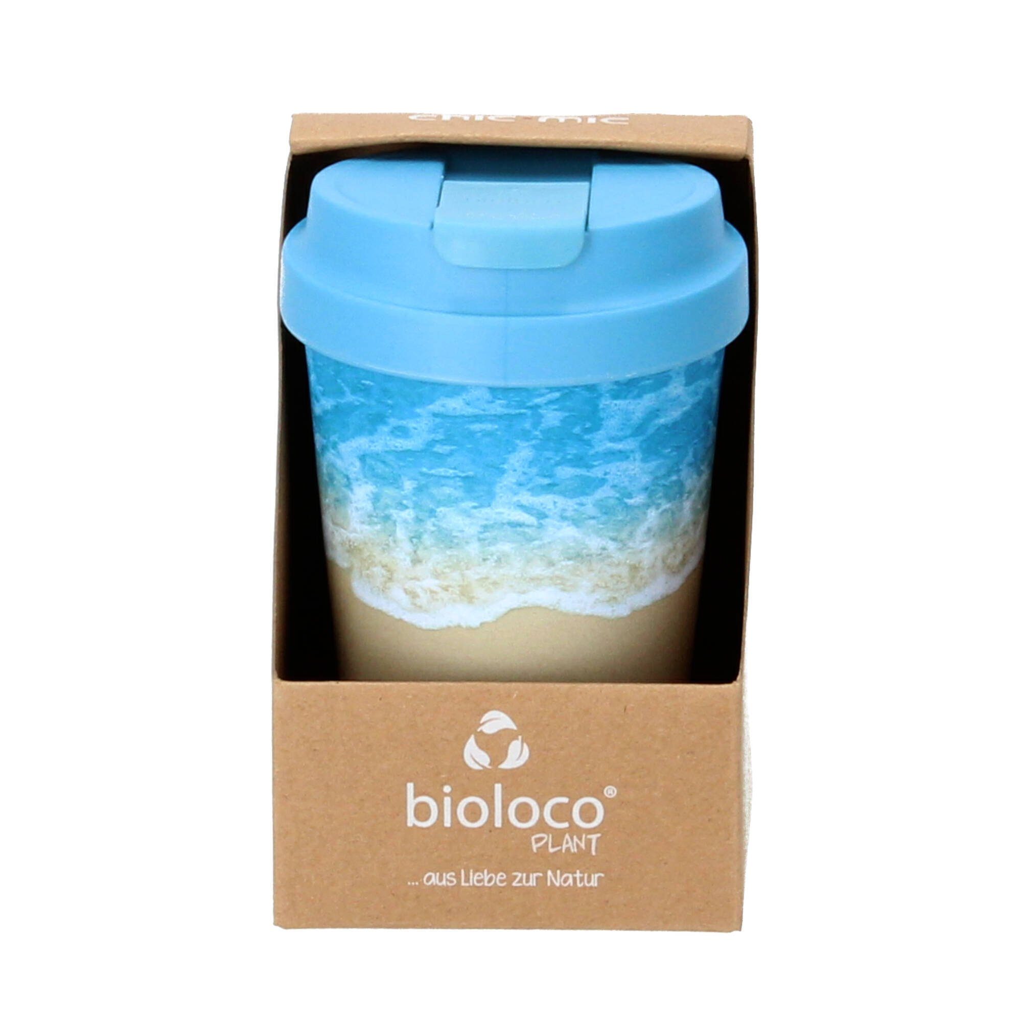 GmbH Pflanzenzucker) cup easy bioloco Coffee-to-go-Becher Place, aus chic plant mic PLA (Kunststoff Favorite