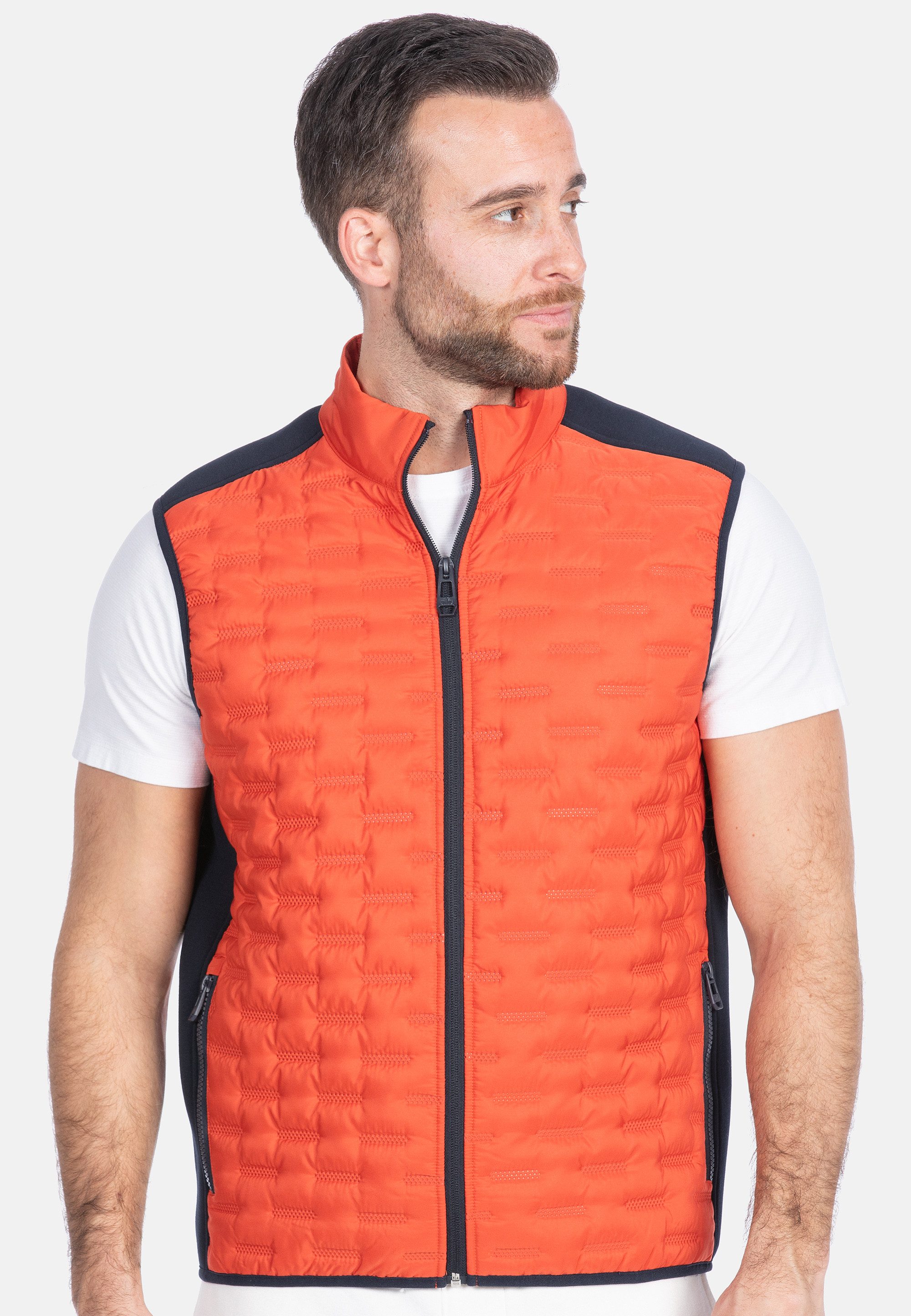 New Canadian Steppweste HYBRID-ULTRASONIC (1-tlg) mit elastischem Strickeinsatz