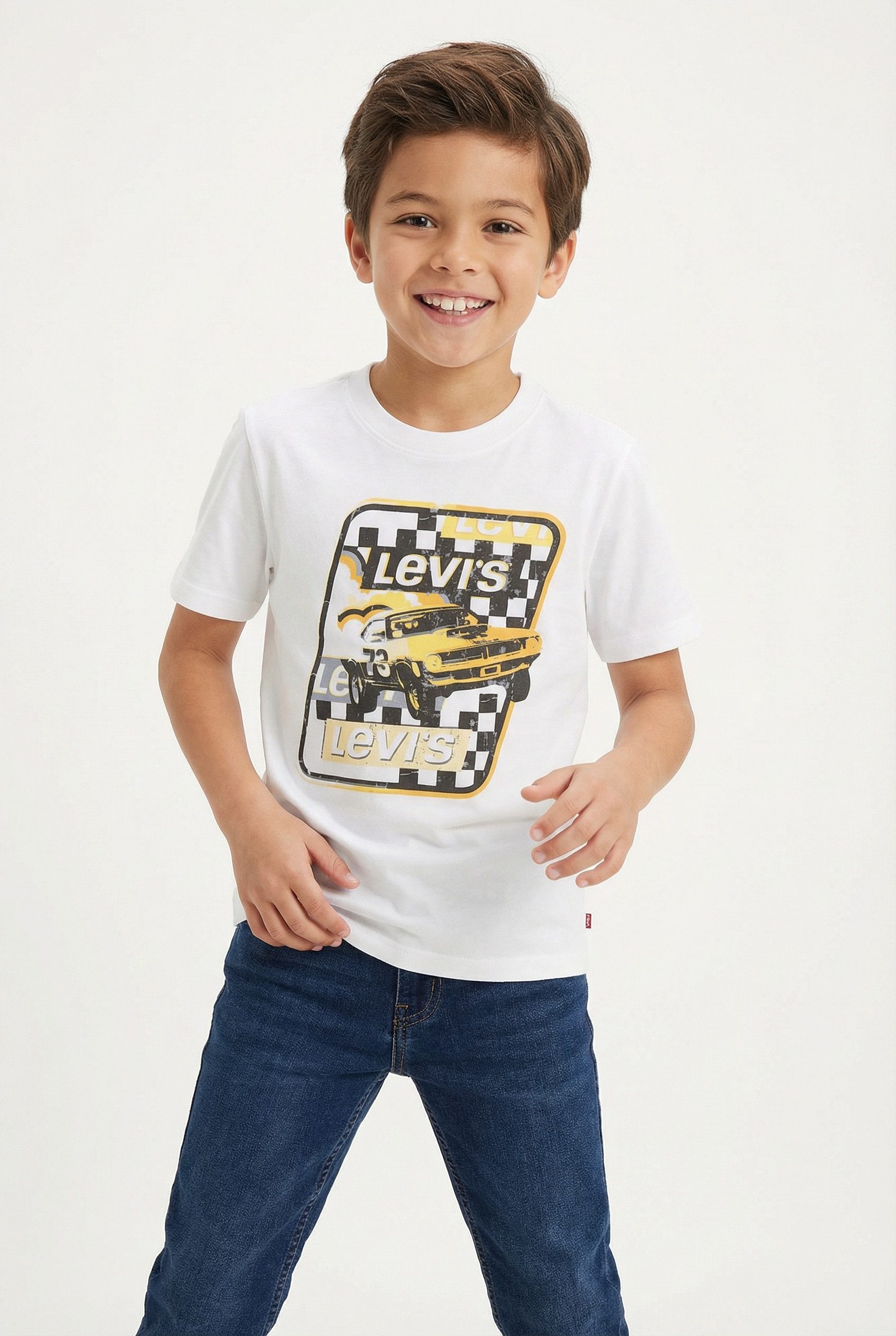 Levi's® Kids T-Shirt LVB RACE TO THE FINISH TEE mit Racing-Print, for Boys