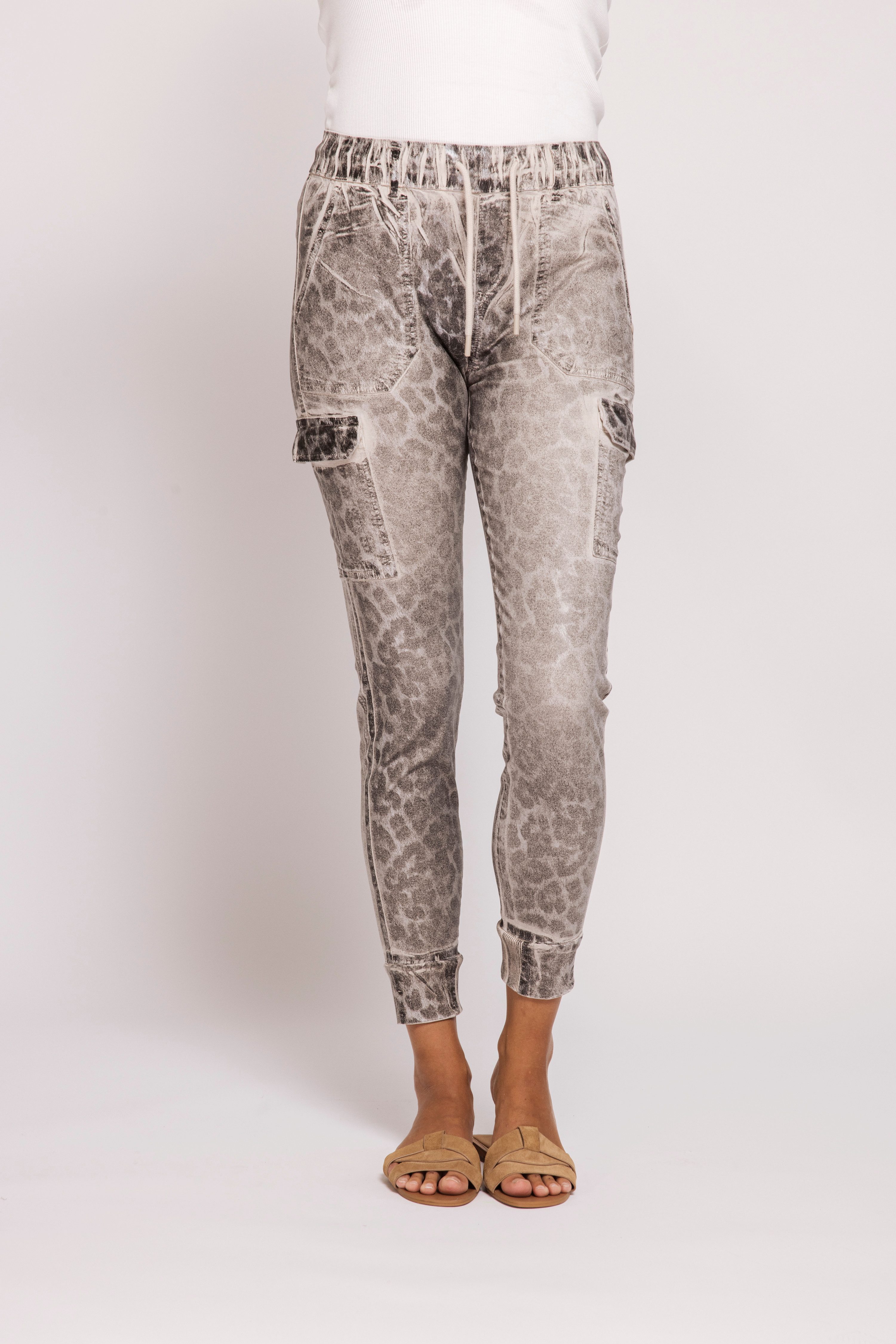 Zhrill Cargohose ZHDAISEY Leoprint mit Leo-Print und Stretch günstig online kaufen