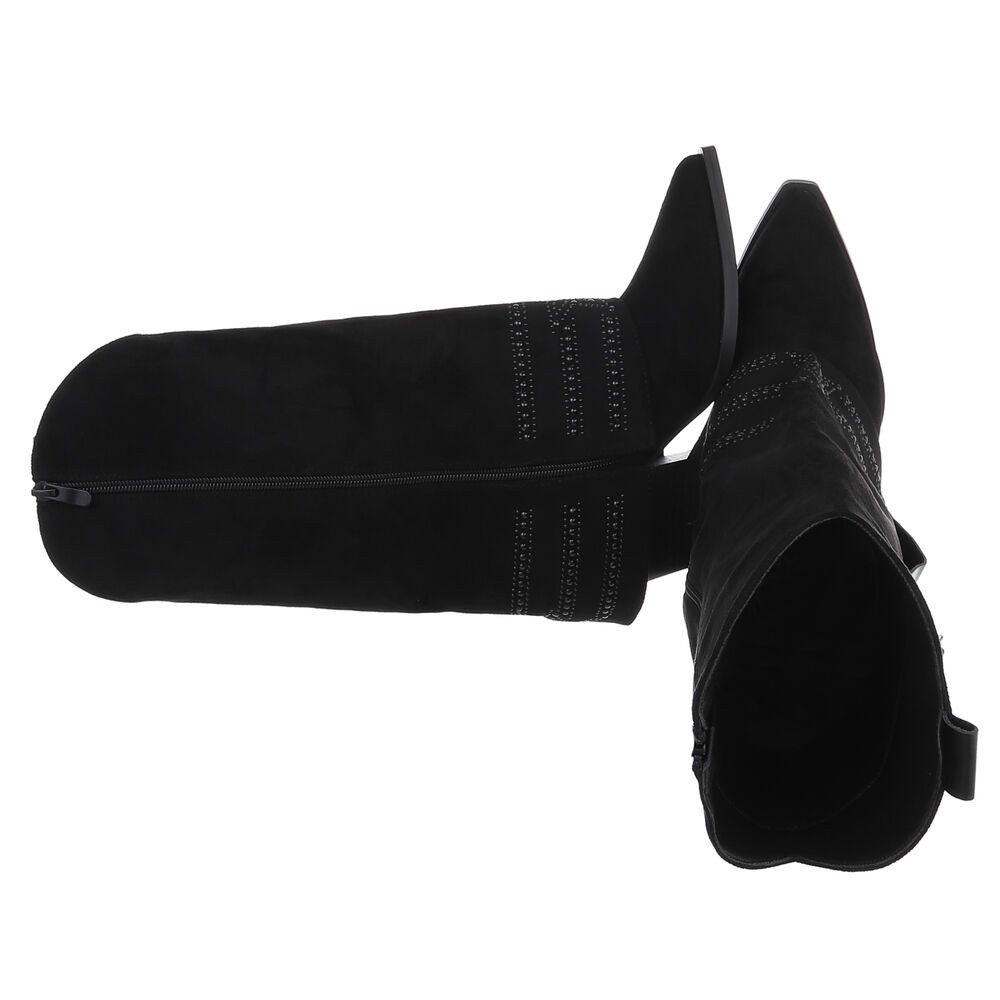 Ital-Design Elegante Damen-Stiefel mit Absatz und hochwertiger Verarbeitung günstig online kaufen