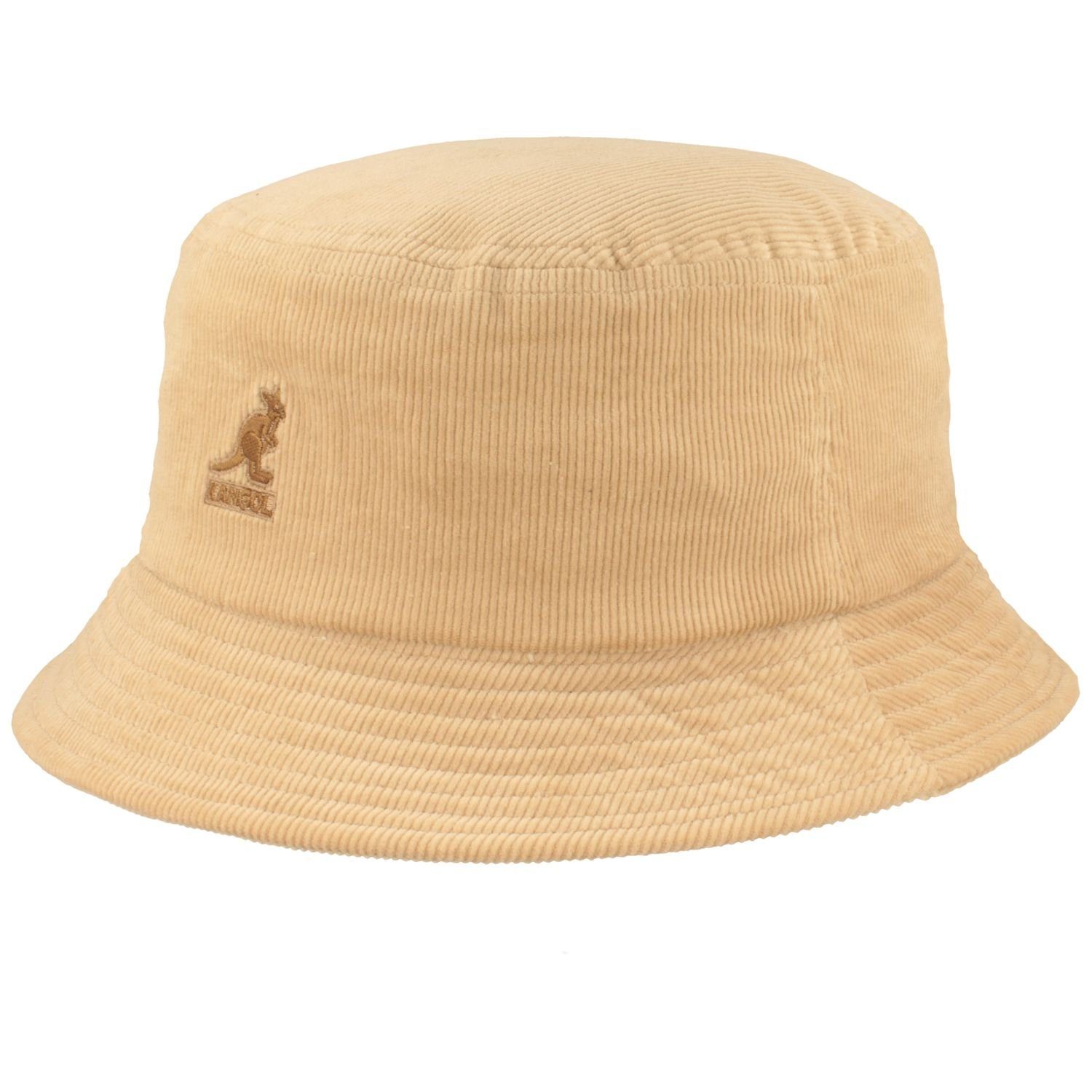 Kangol Fischerhut Unisex modischer Cord Bucket Fischer Hut mittelbeige