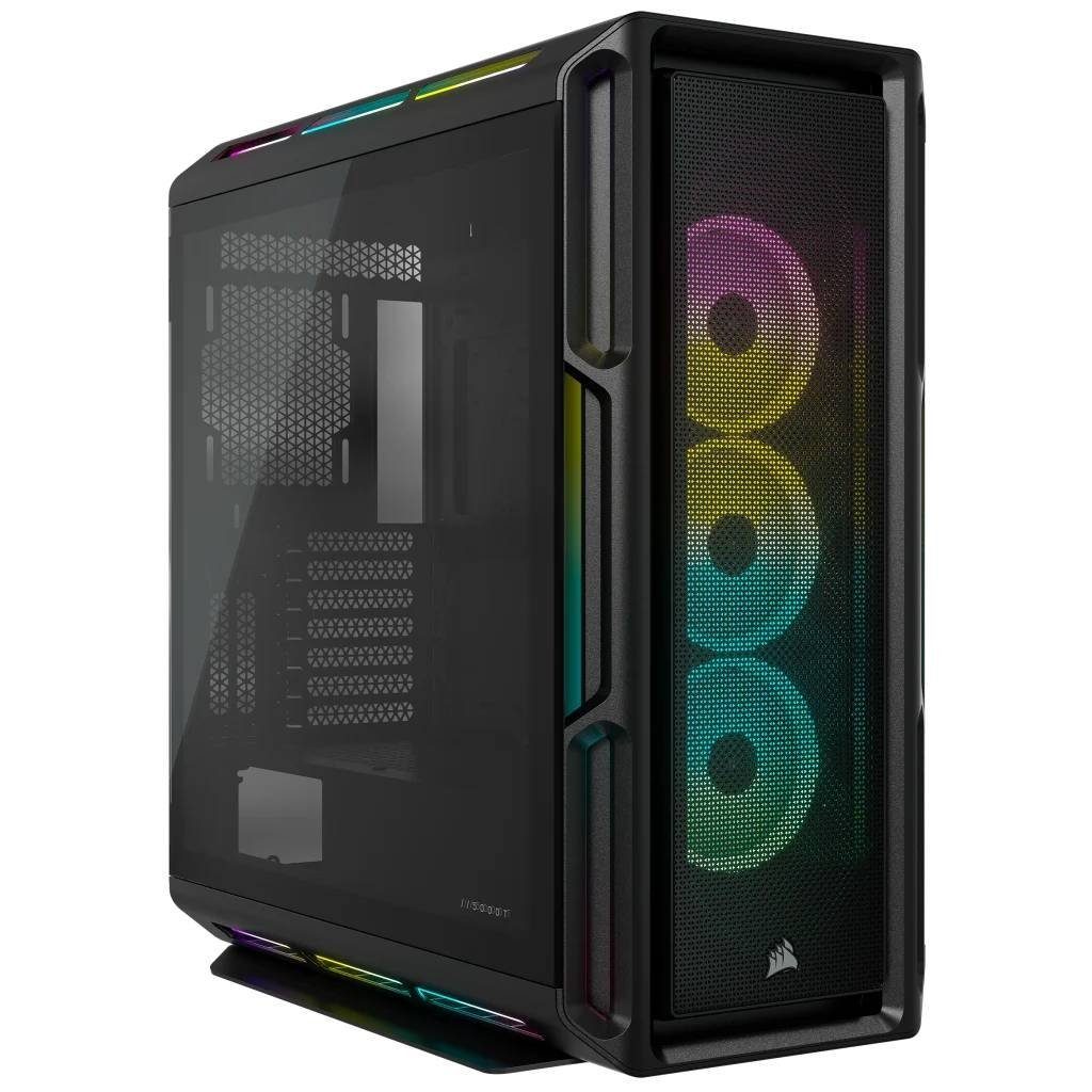 Corsair Корпуса ПК iCUE 5000T RGB Tempered Glass Mid-Tower Smart Case, Black