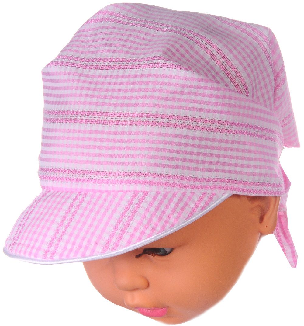 Kopftuch Baby Kinder Bandana Tuch mit Schirm Schirmmütze Kopfbedeckung
