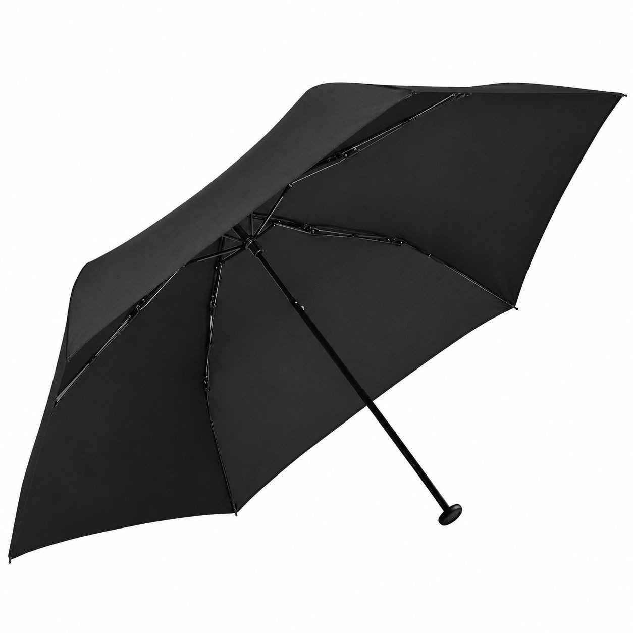 FARE Taschenregenschirm FiligRain ToGo, inkl. Umhängetasche, 100g leicht, UPF 50+, Windproof-PLUS, Sicherheitsschieber, Recyclingbezug, 88 cm