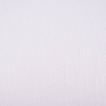 SCHÖNER LEBEN. Stoff Leinenstoff mit Baumwolle vorgewaschen einfarbig offweiß 1,40m Breite, allergikergeeignet