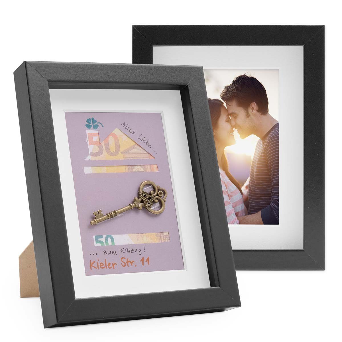 PHOTOLINI Bilderrahmen 2er Set 3D-Rahmen mit günstig online kaufen