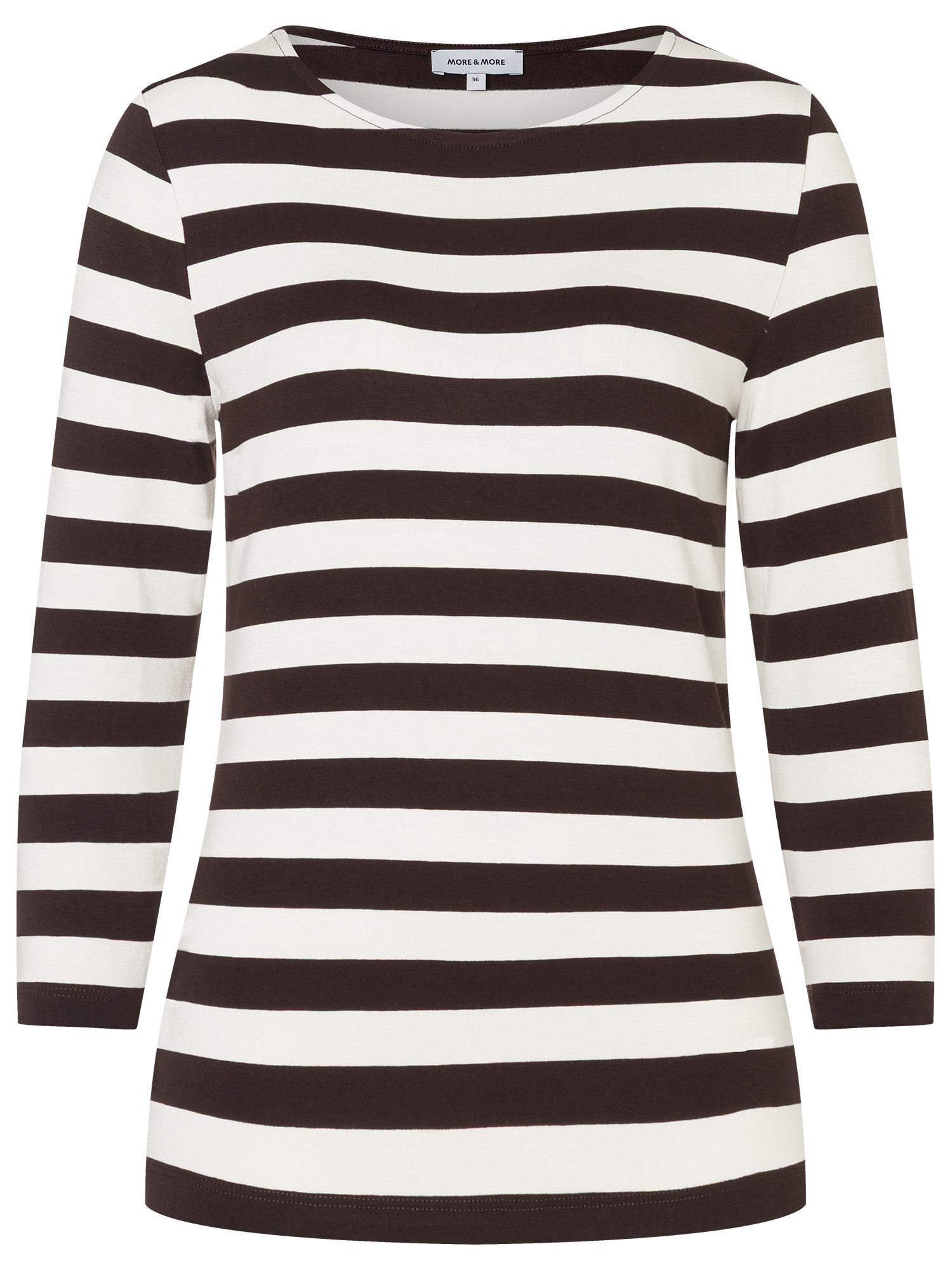 MORE&MORE 3/4-Arm-Shirt Viskosejerseyshirt