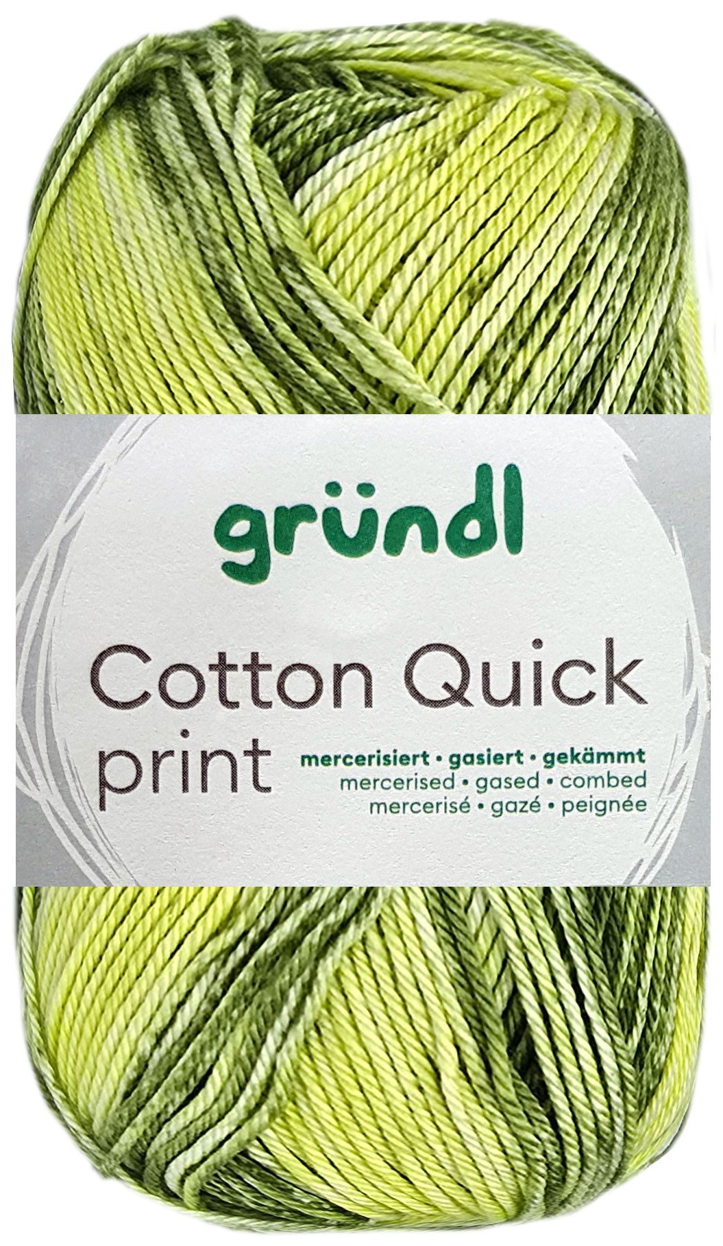 Gründl 50 Gramm Gründl Cotton Quick Print Strickgarn Farbauswahl Bastelgarn