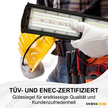 ENOVALITE LED Arbeitsleuchte LED-HighBay, linear, 300 W, 36000 lm, 5000 K (neutralweiß), IP65, TÜV, LED fest integriert, Tageslichtweiß, neutralweiß