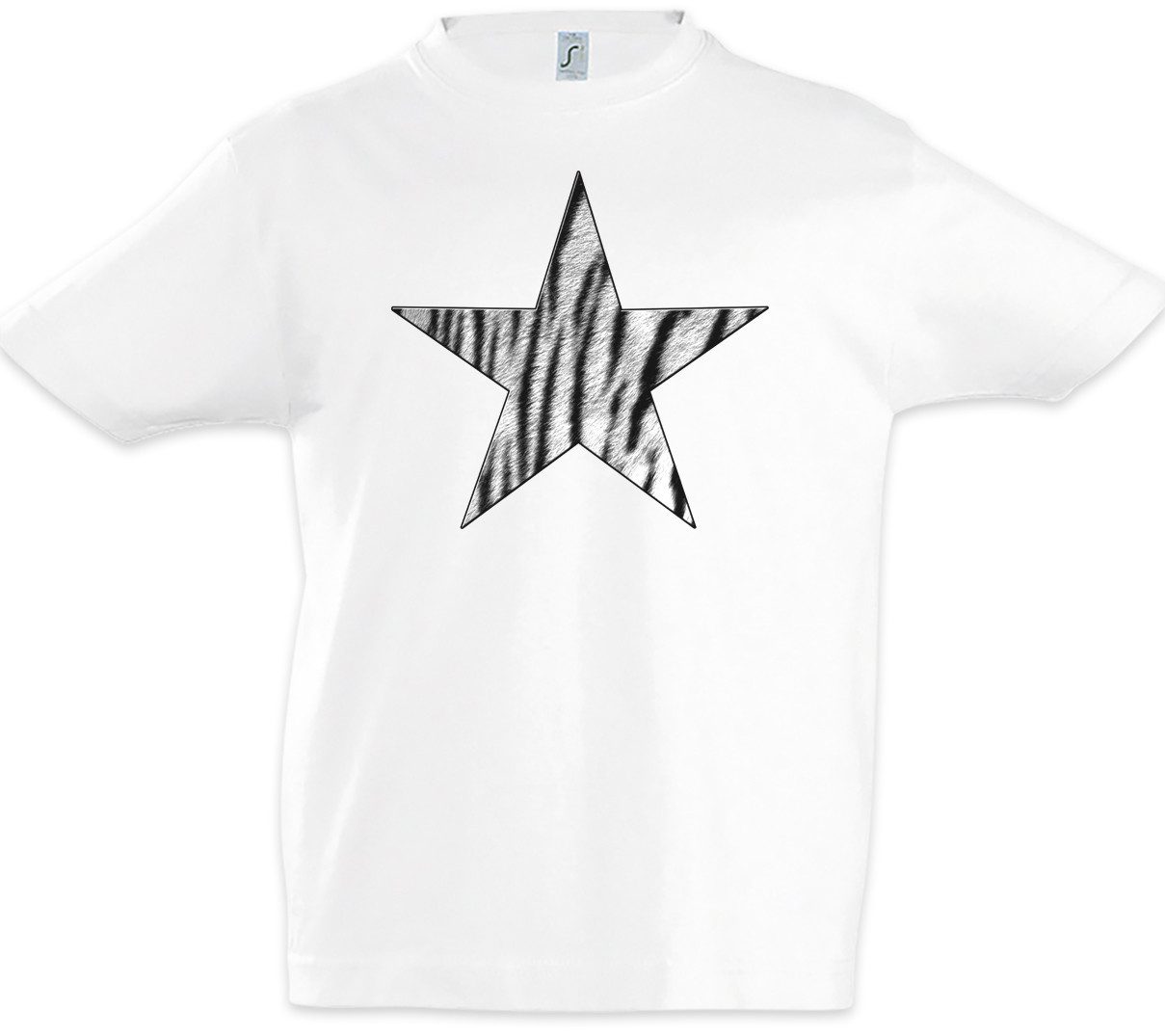 Print-Shirt Rockabella Star V Kinder T-Shirt Tattoo Nautical Rockabilly Tiger