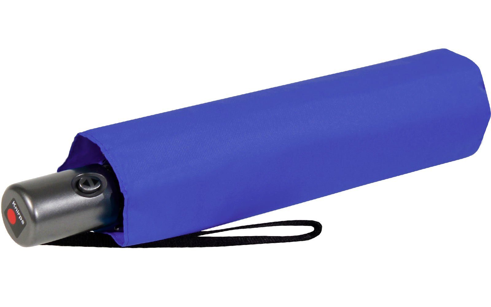 Taschenregenschirm Duomatic Auf-Zu dabei, passt immer in royalblau Slim Automatik, und jede mit Tasche Knirps® leicht klein