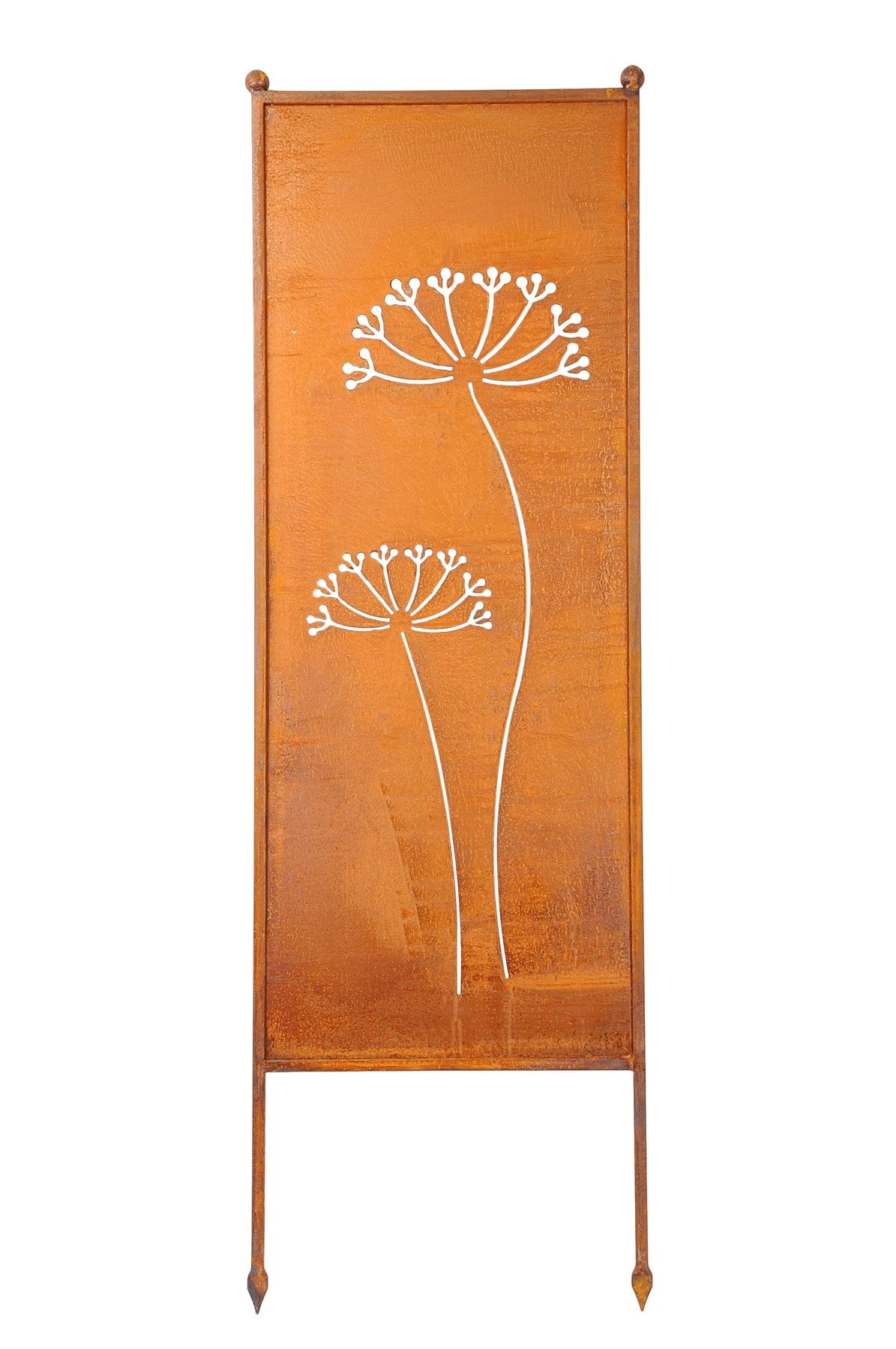 finehomegarden Gartenstecker Stele Metall Dolde Sichtschutz günstig online kaufen