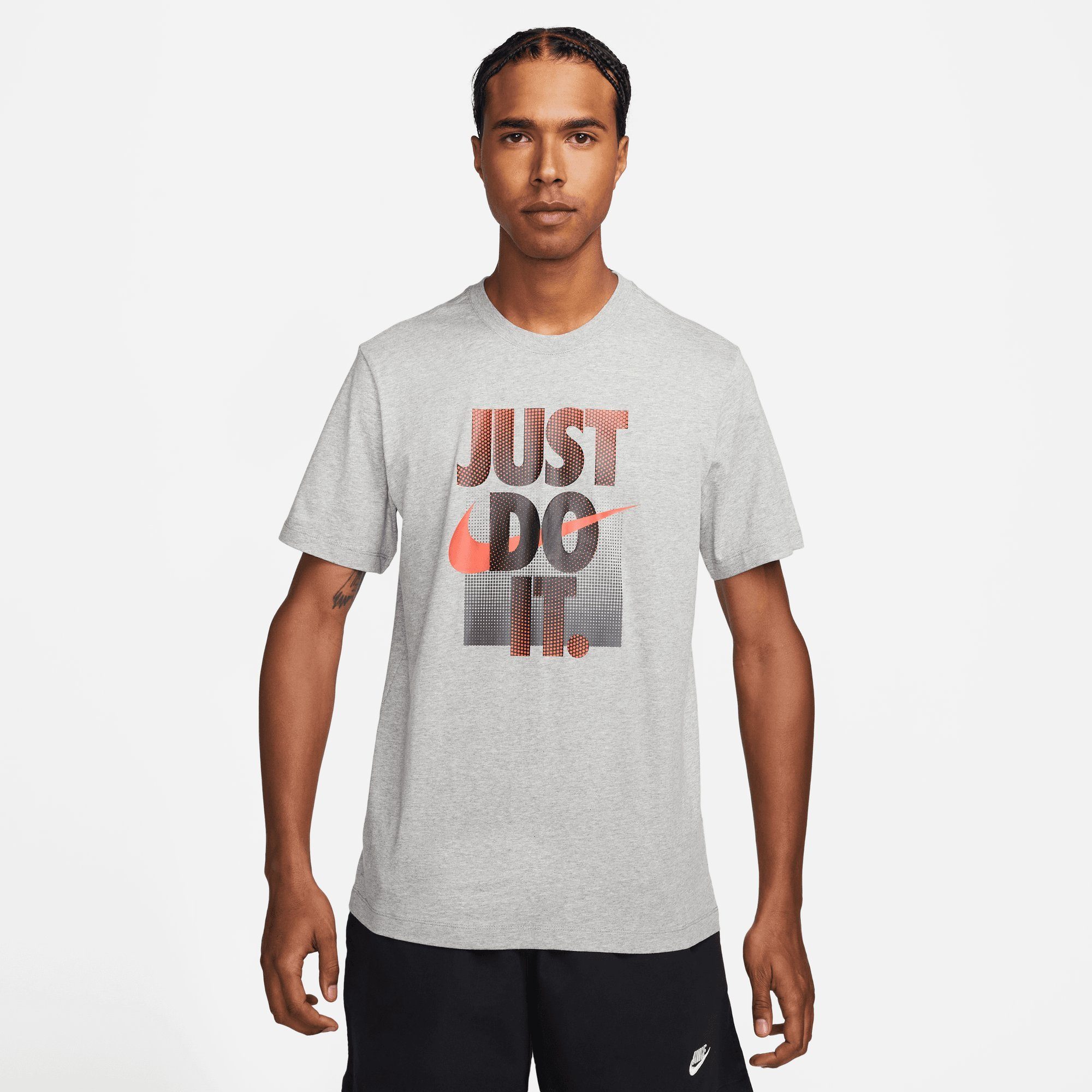 DK MEN'S Sportswear T-Shirt Nike T-SHIRT GREY HEATHER