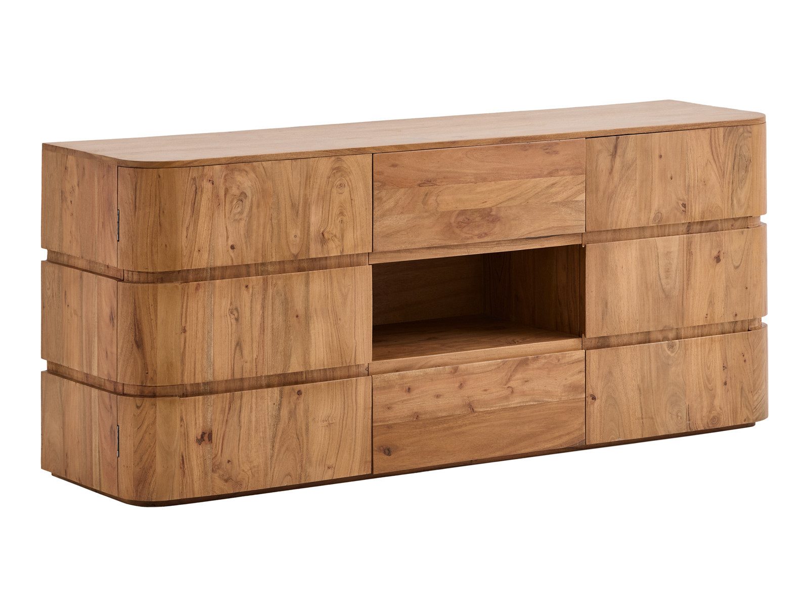 massivum Sideboard TV-Sideboard Kala Akazie braun (13 St)