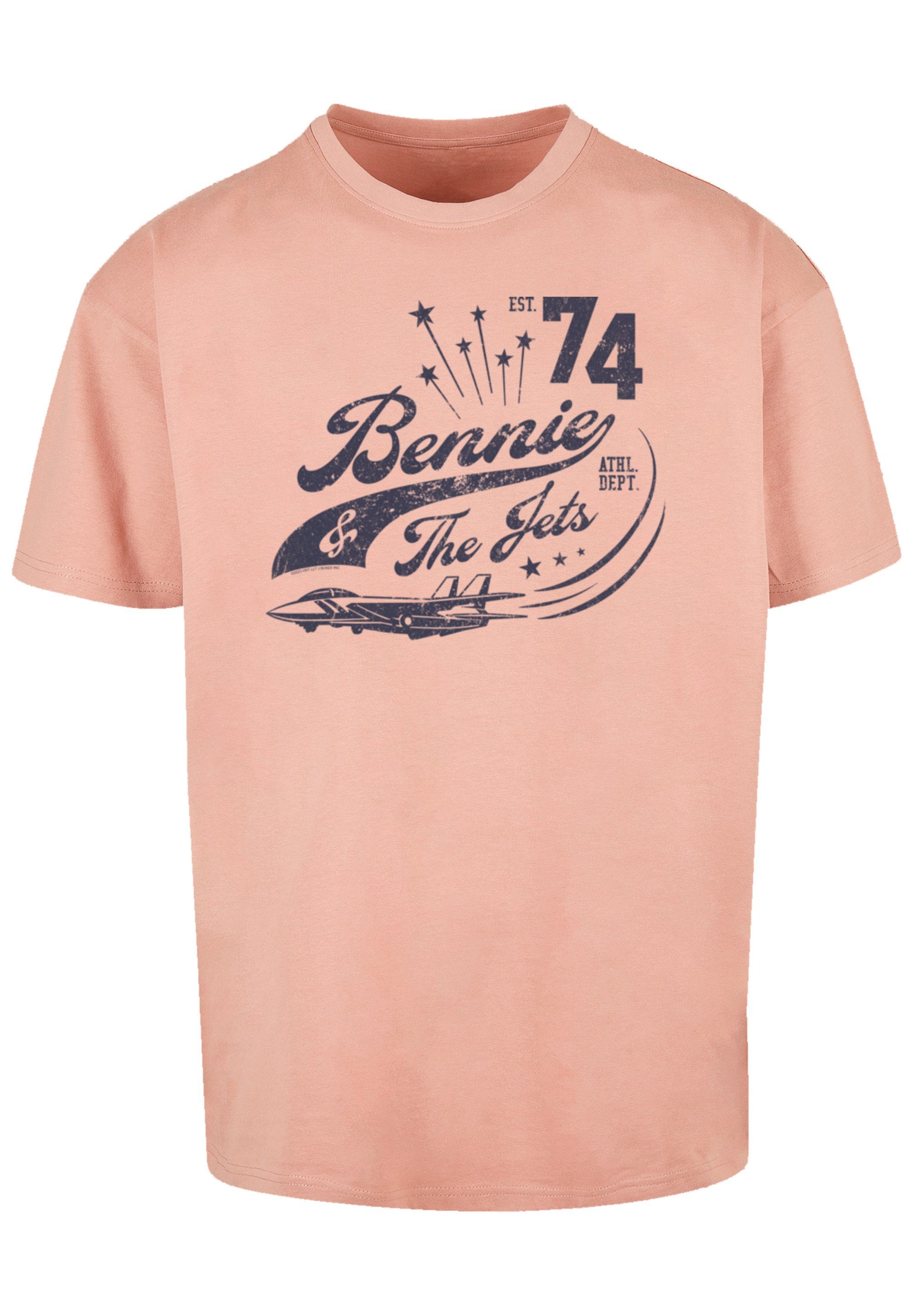 F4NT4STIC T-Shirt Elton John Band, And Bennie Logo Musik, The Jets amber