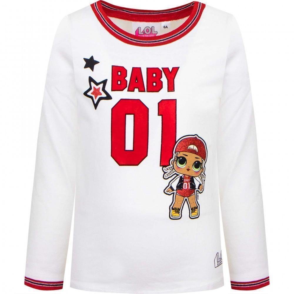 L.O.L. "BABY Surprise! Sun City 01" Größen langärmlig, T-Shirt 110-140 weiß T-Shirt