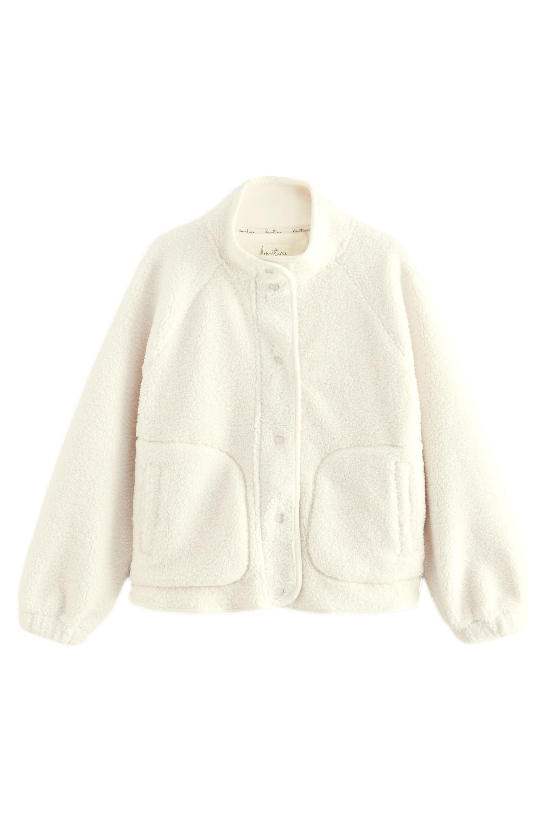 Fleecejacke Bomberjacke mit Teddykunstfell