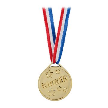 relaxdays Dekoobjekt Gold-Medaille für Kinder 120er Set