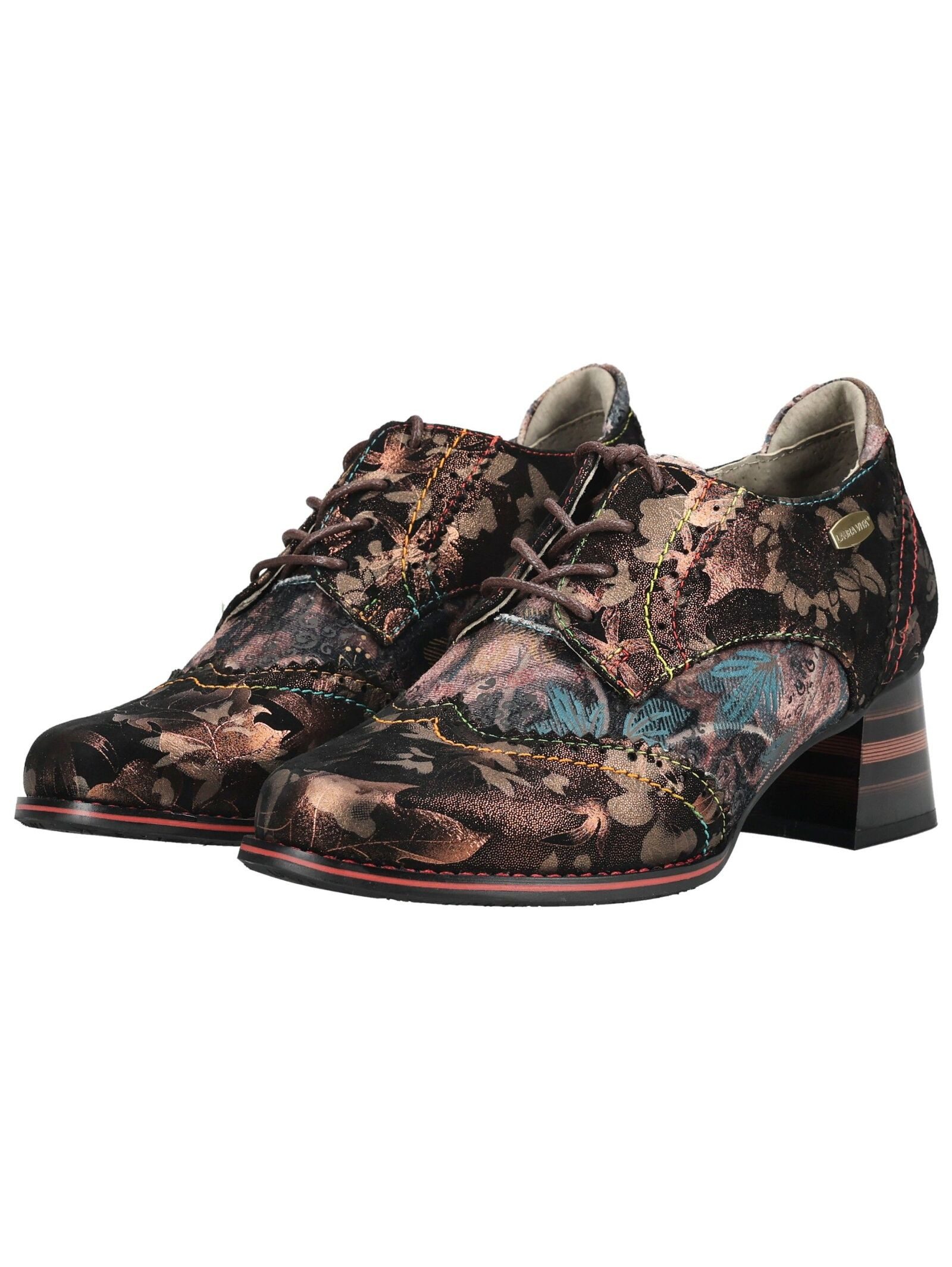 LAURA VITA LAURA VITA Halbschuhe Leder/Textil Schnürschuh – Bild 4 von 5