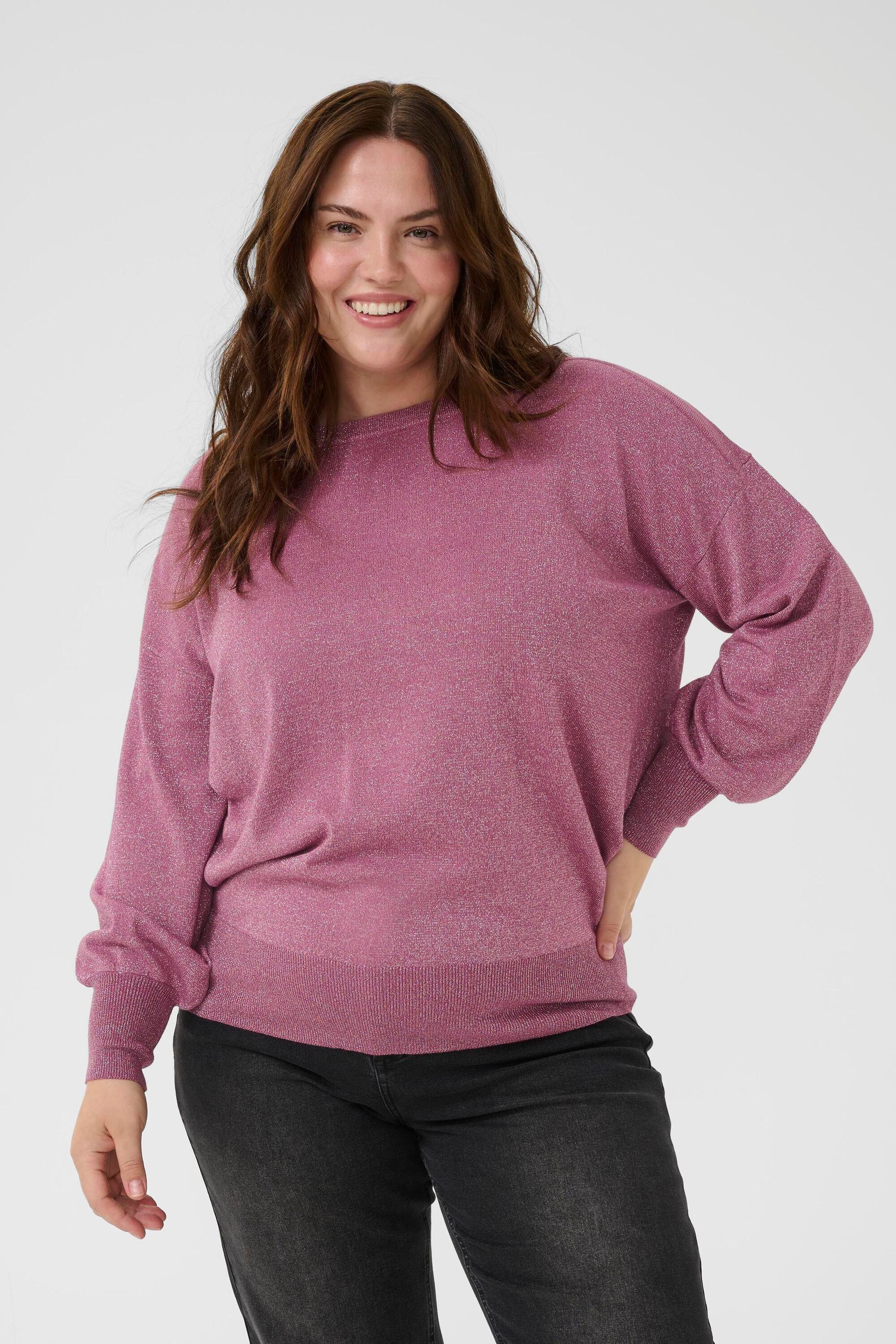 KAFFE Curve Cardigan Strickjacke KCfarsia Große günstig online kaufen