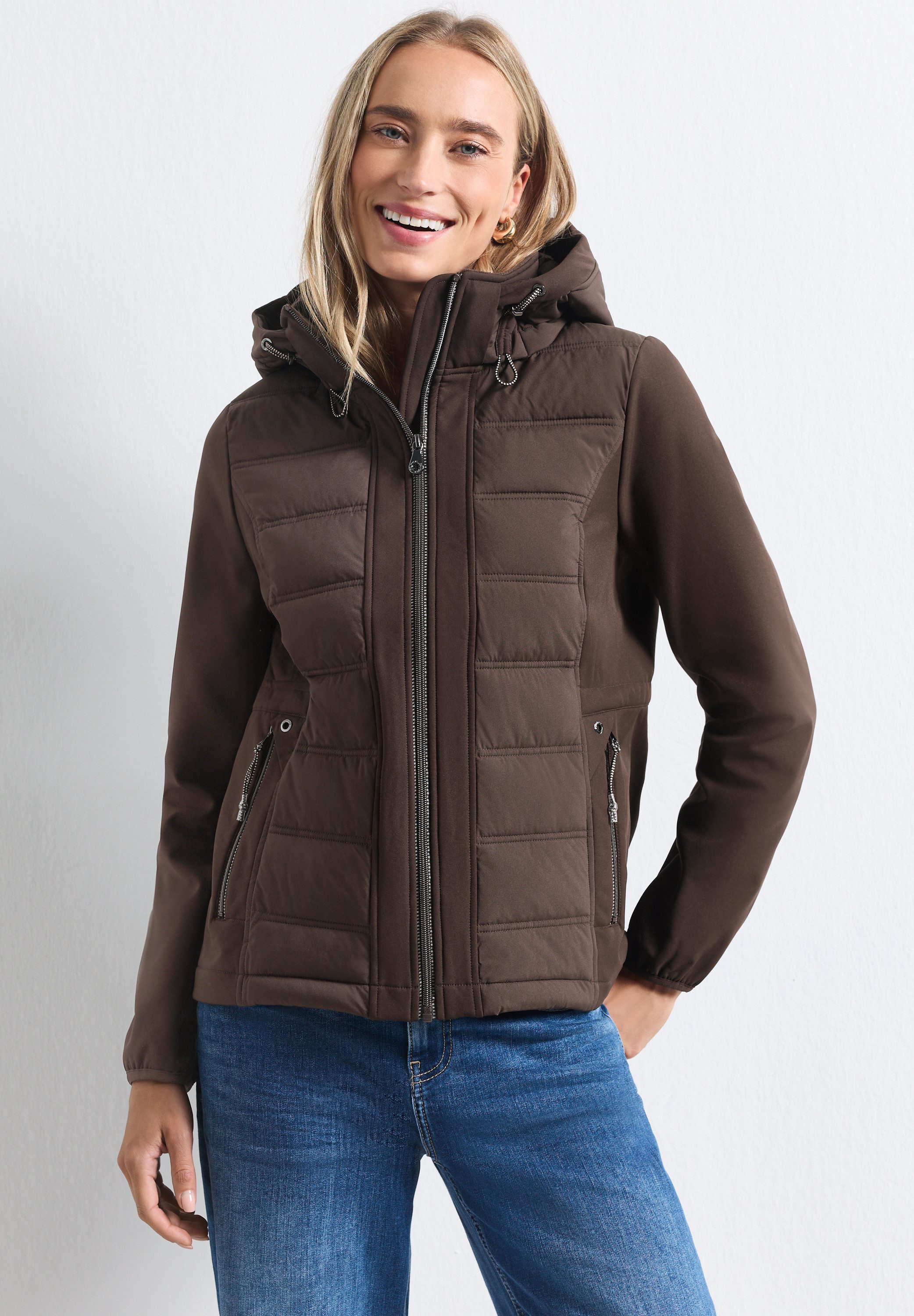 STREET ONE Softshelljacke mit moderner Steppung