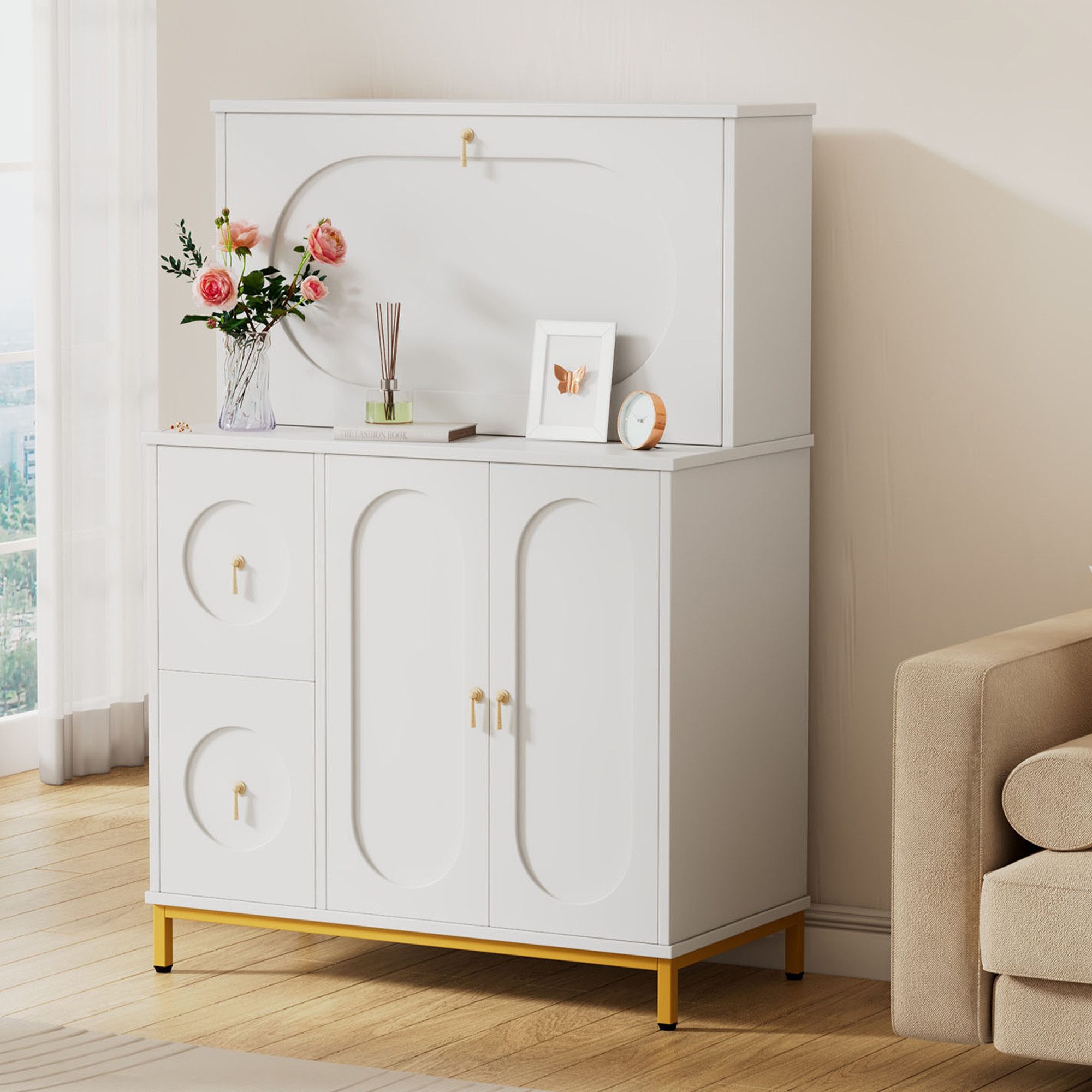 HAUSS SPOLE Schreibtisch Beistellschrank Vitrine Kommode günstig online kaufen