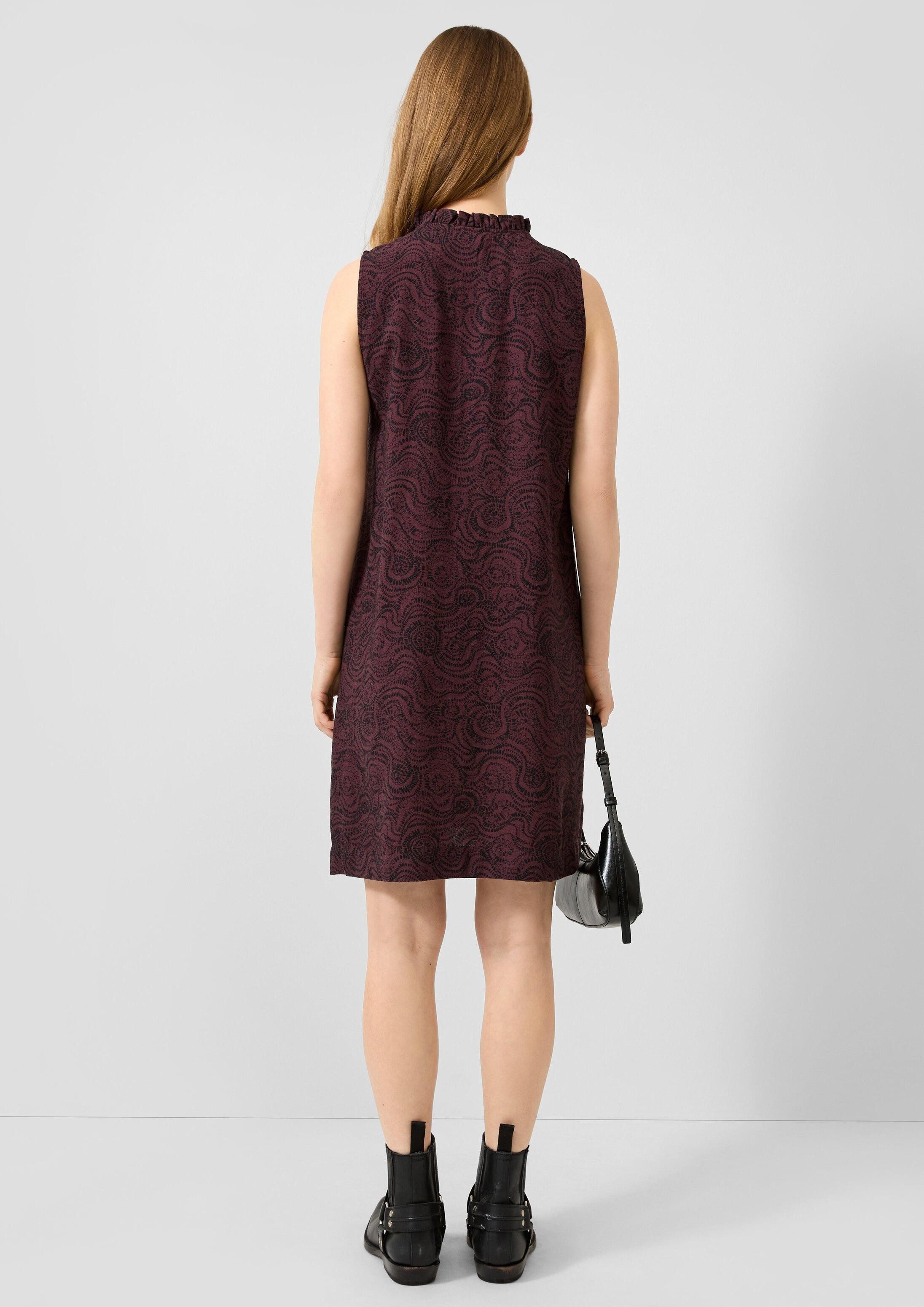 QS Minikleid Kleid Kleid aus Viskosemix