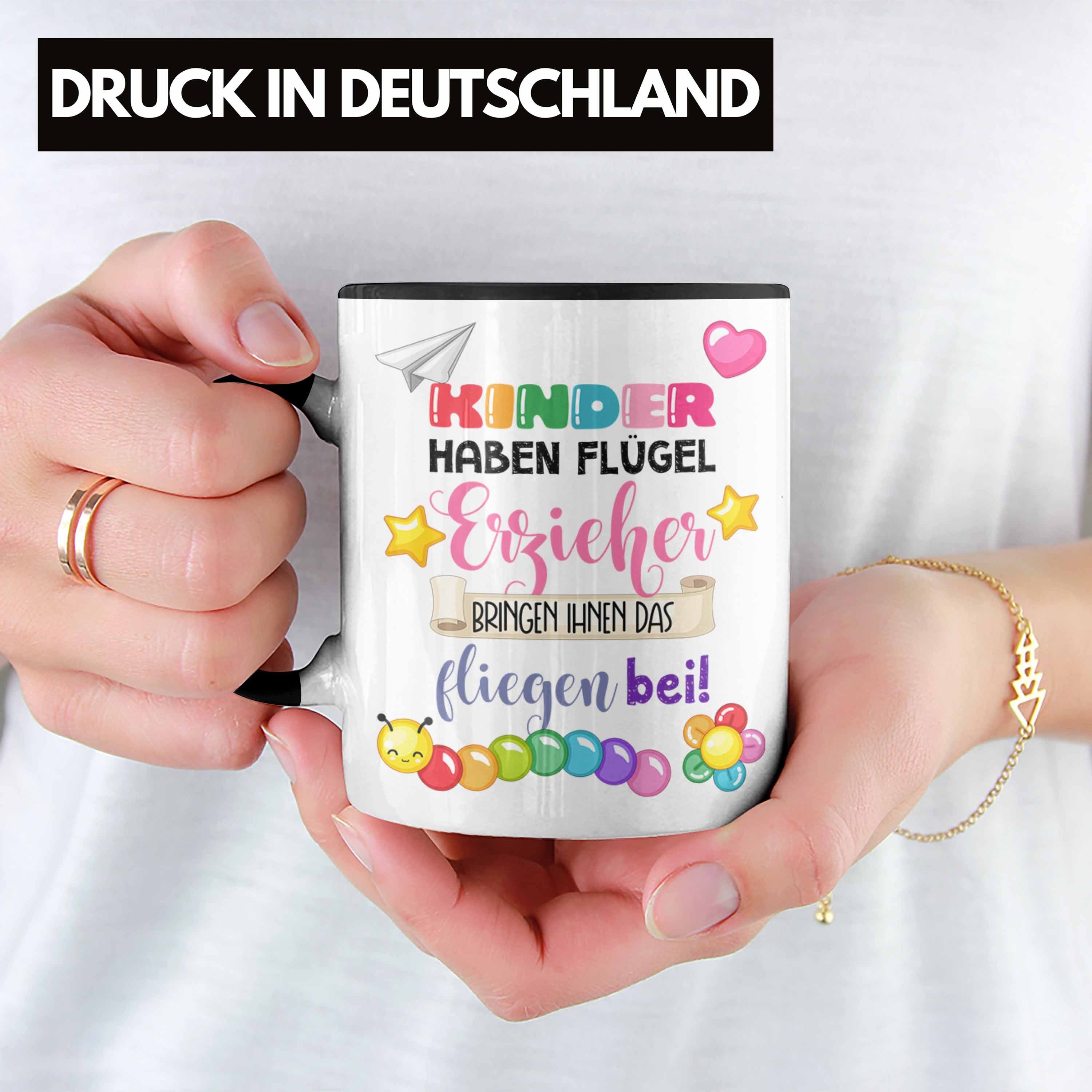 Trendation Tasse Trendation - Erzieherin Tasse Geschenk Danke Dankeschön Abschiedsgesch
