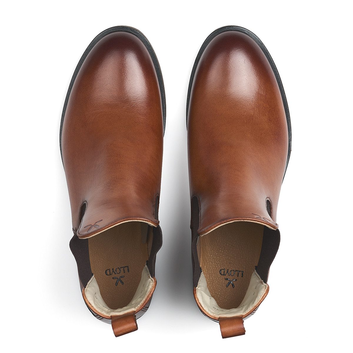 Lloyd Lloyd 25-287-01 DARA 315, Stiefeletten, Chelsea Boots, Braun, Damen Chelseaboots
