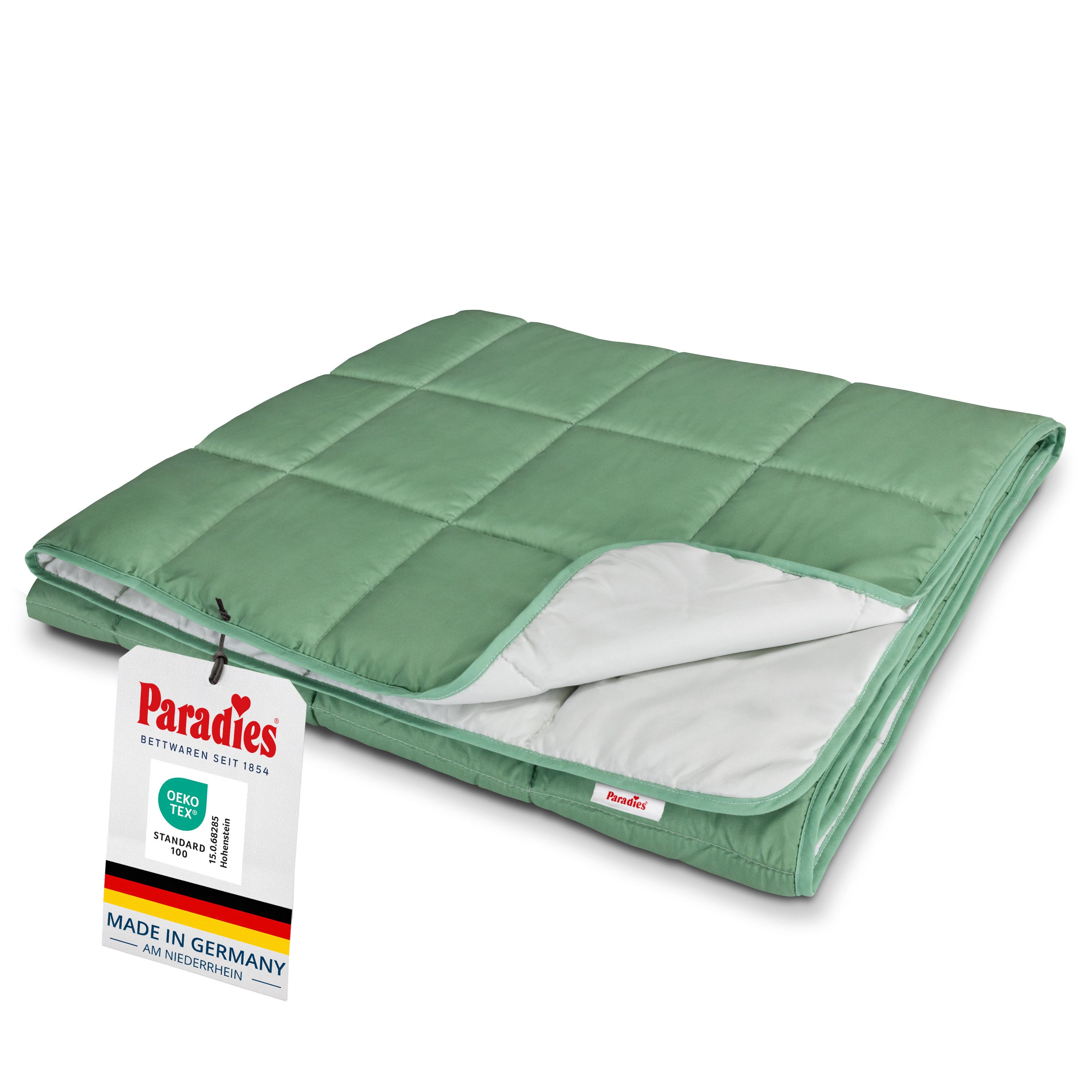 Paradies Microfaserbettdecke Sorelia, Bettdecke ohne Bezug nutzbar, Füllung: 100% Polyester, Bezug: 100% Polyester, Bettdecke mit integriertem Bezug, Zweifarbig