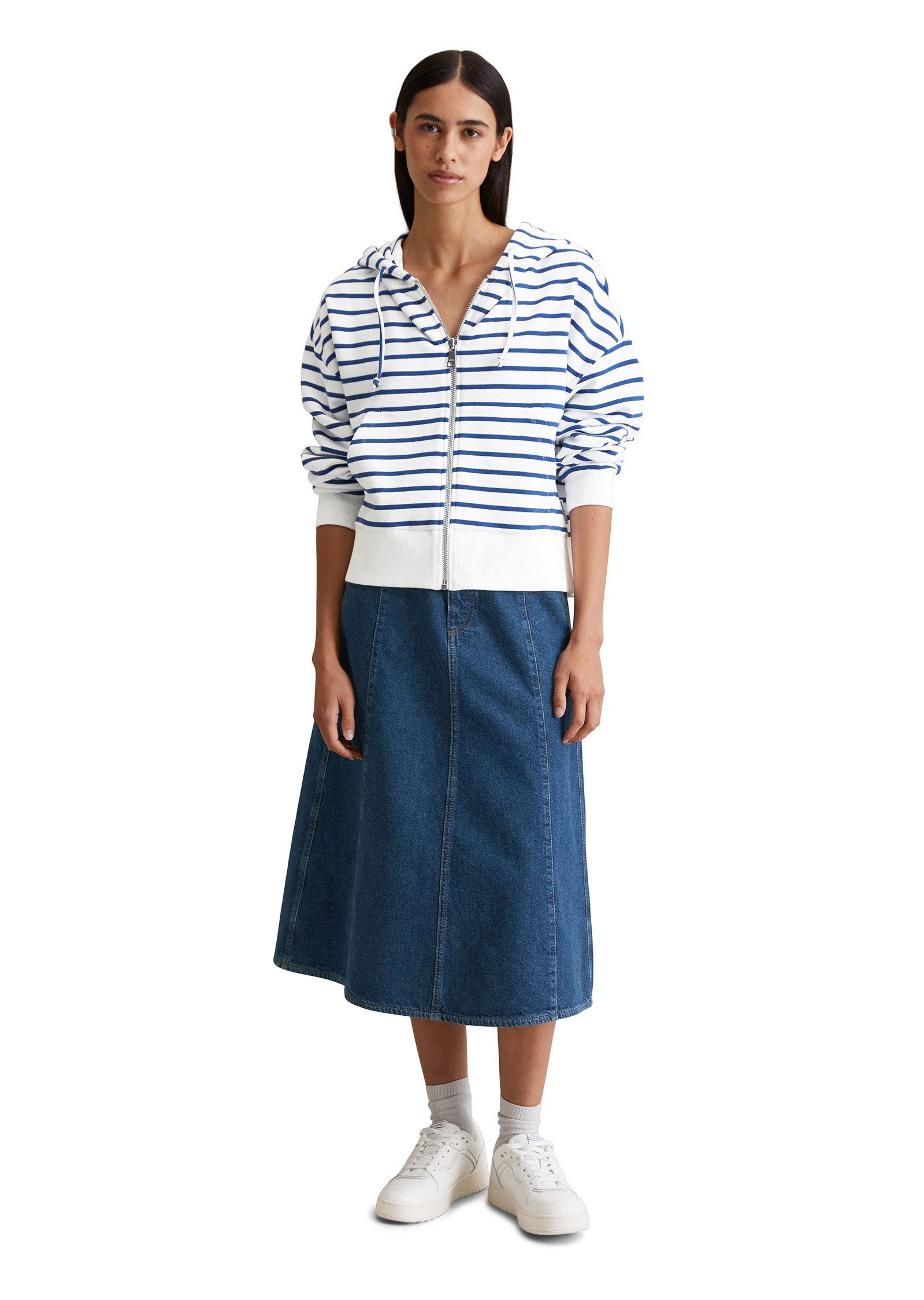 Marc O'Polo DENIM Sweatjacke aus reinem Organic Cotton