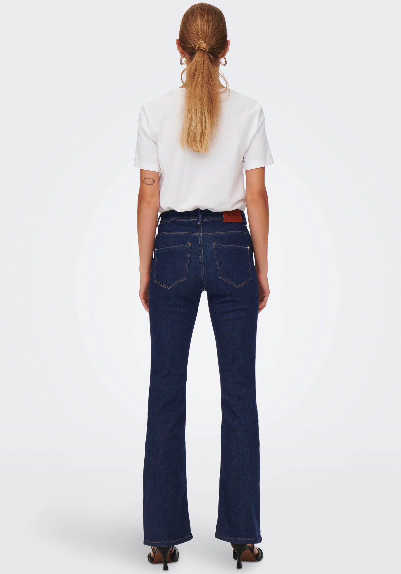 ONLY Bootcut-Jeans ONLWAUW LIFE HW FLARED günstig online kaufen