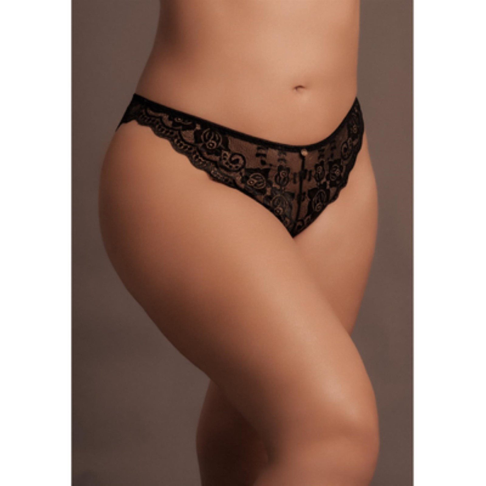 Slip Le Désir by Shots - Zoé - Elastic Lace Brief with Back Lacing and