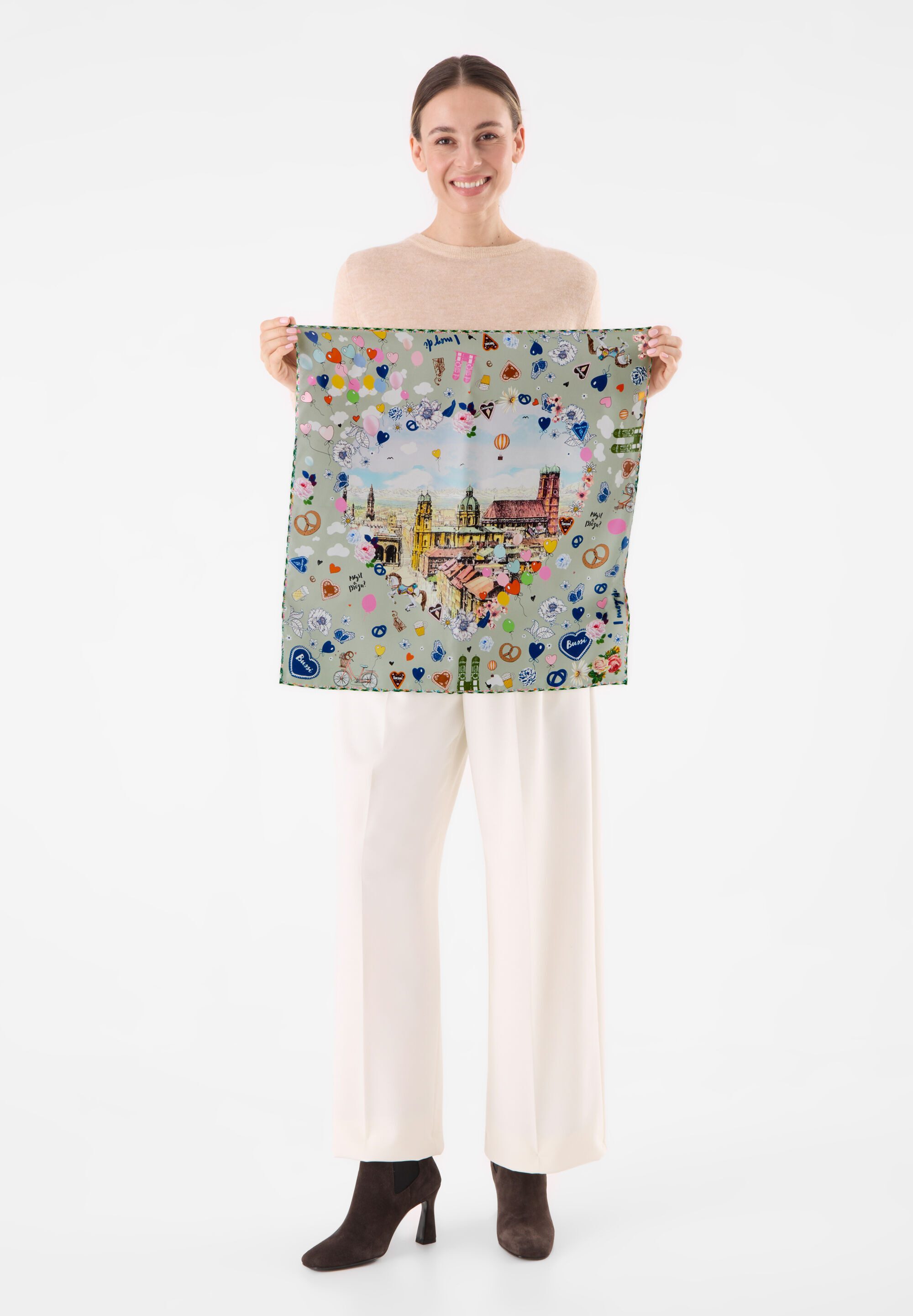 Codello Halstuch, mit typisch bayrischen Oktoberfest-Motiven günstig online kaufen