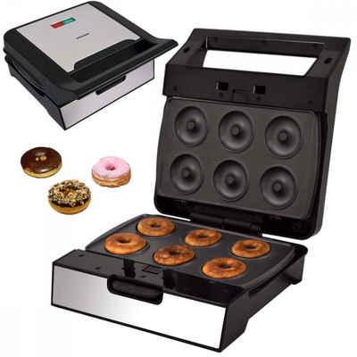 Syntrox Germany Waffeleisen Syntrox Multimaker Donutmaker MM-1400W Gusto mit einem Satz Wechselplatten