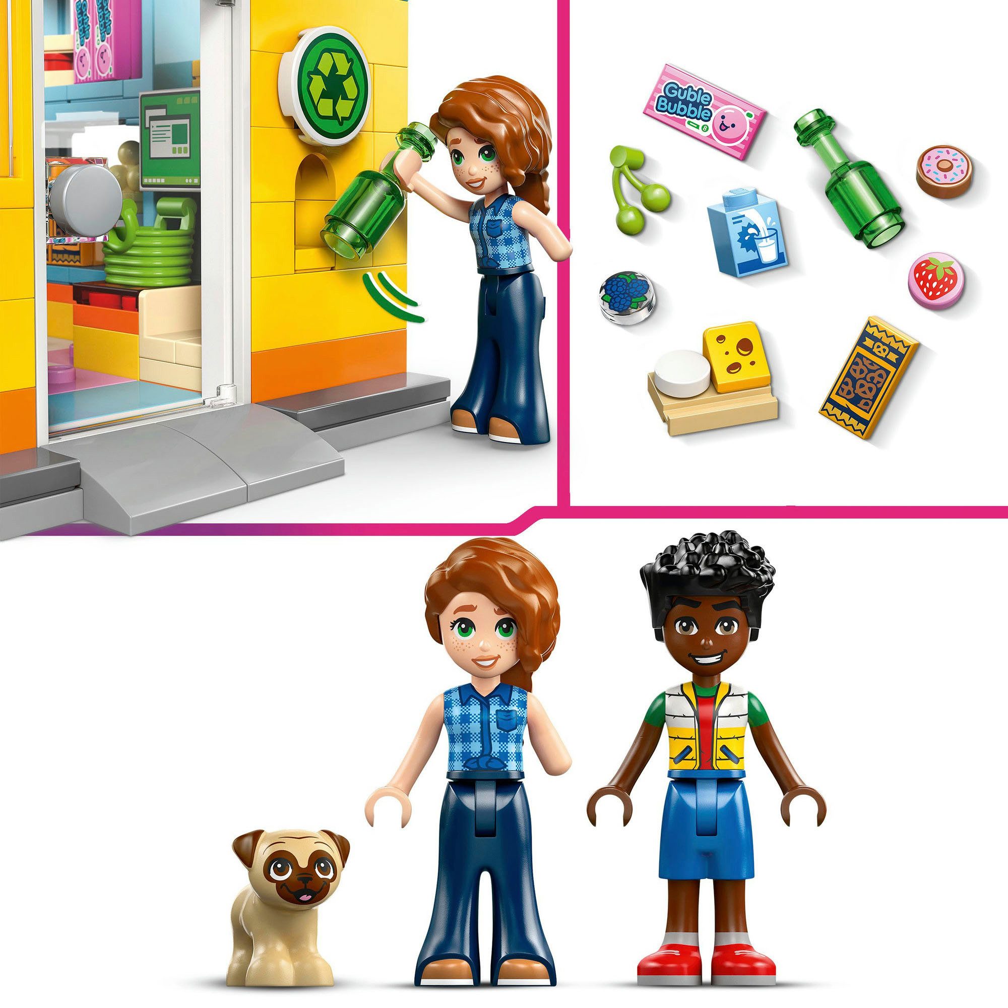 LEGO® Heartlake City Mini-Markt (42680), LEGO Friends Konstruktionsspielsteine, (176 St), Made in Europe – Bild 5 von 5