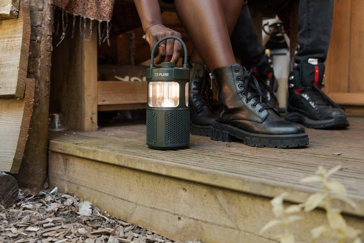 Pure Woodland Glow Stereo (Bluetooth, W) 20 Portable-Lautsprecher