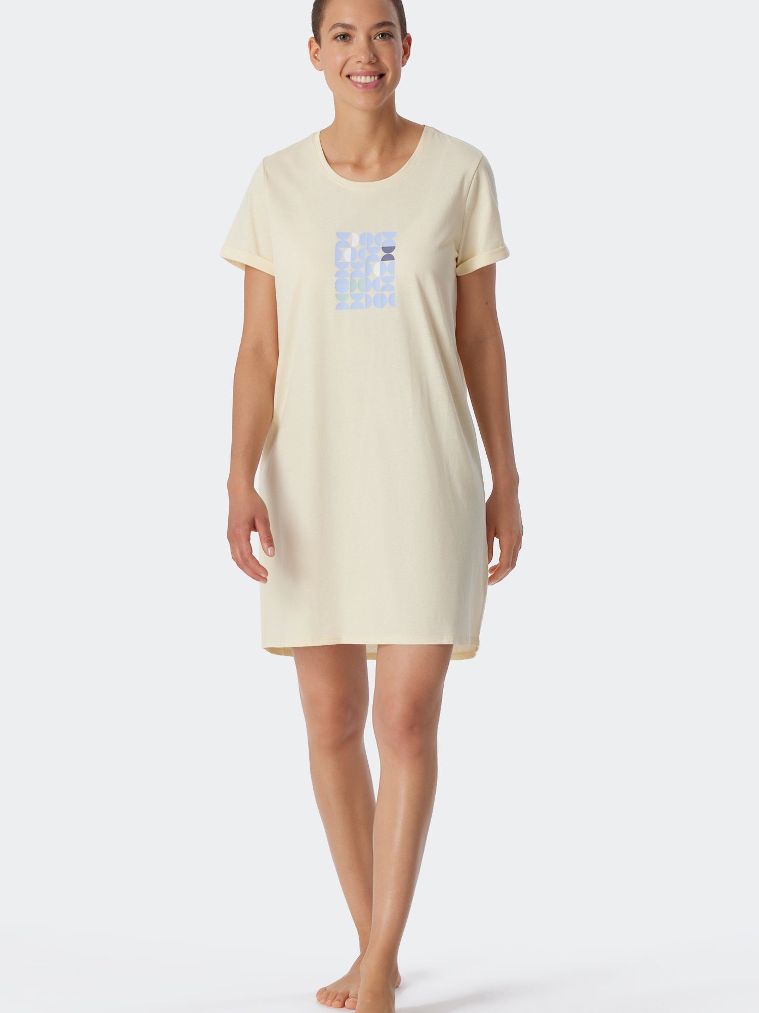 Nightwear vanille Schiesser Essential Sleepshirt