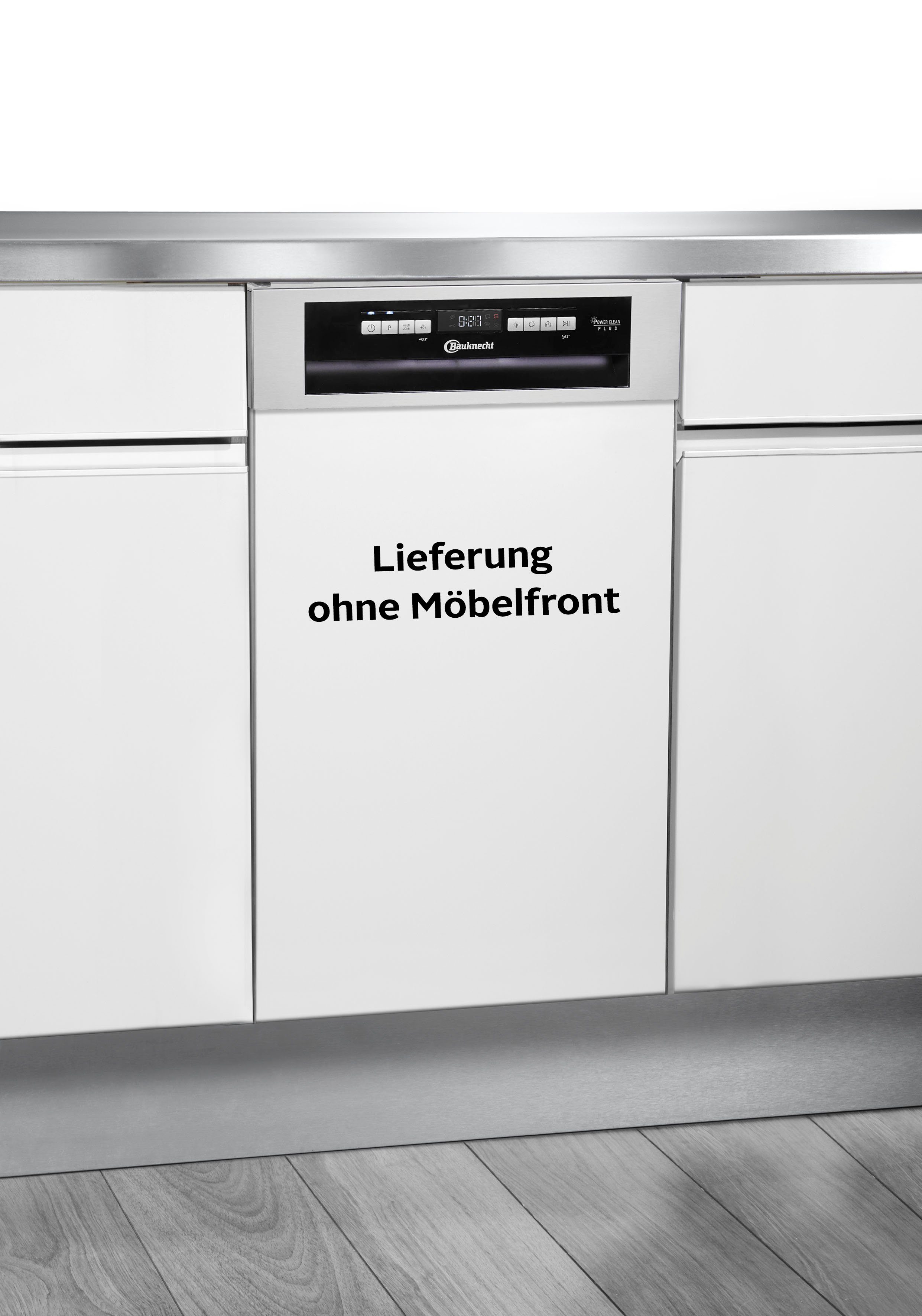 BAUKNECHT teilintegrierbarer Geschirrspüler BSBO 3O23 PF X (2), 10 Maßgedecke