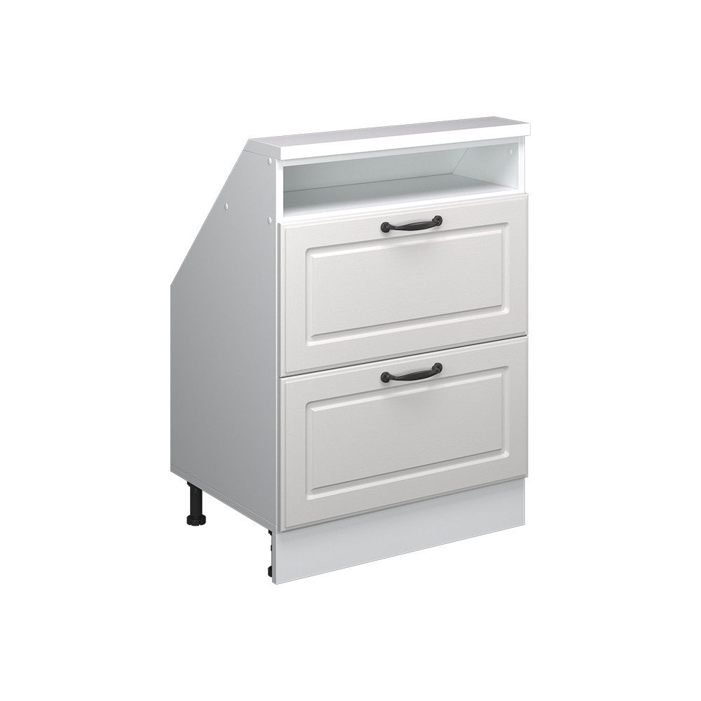 Vicco Unterschrank R-Line, Weiß Landhaus/Weiß, 60 günstig online kaufen