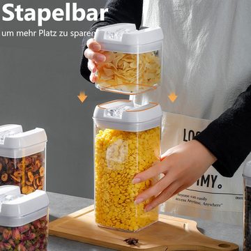 Creliv Vorratsdose mit Geschenkpackung, 7er-Set, Luftdicht & Stapelbar, BPA Frei, (7-tlg), Kühlschrank geeignet