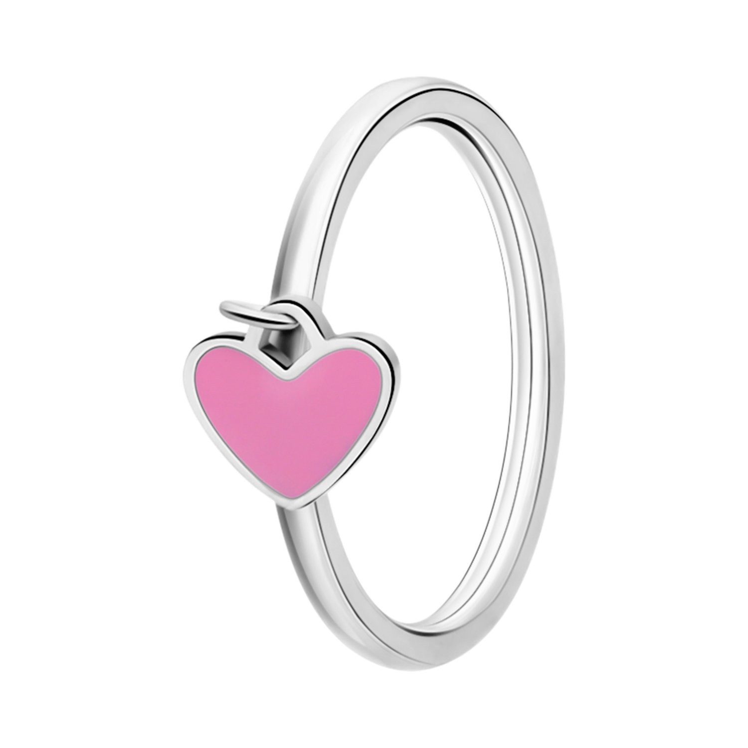 LUCARDI Fingerring Ring - Stahl - Silber - Kinder