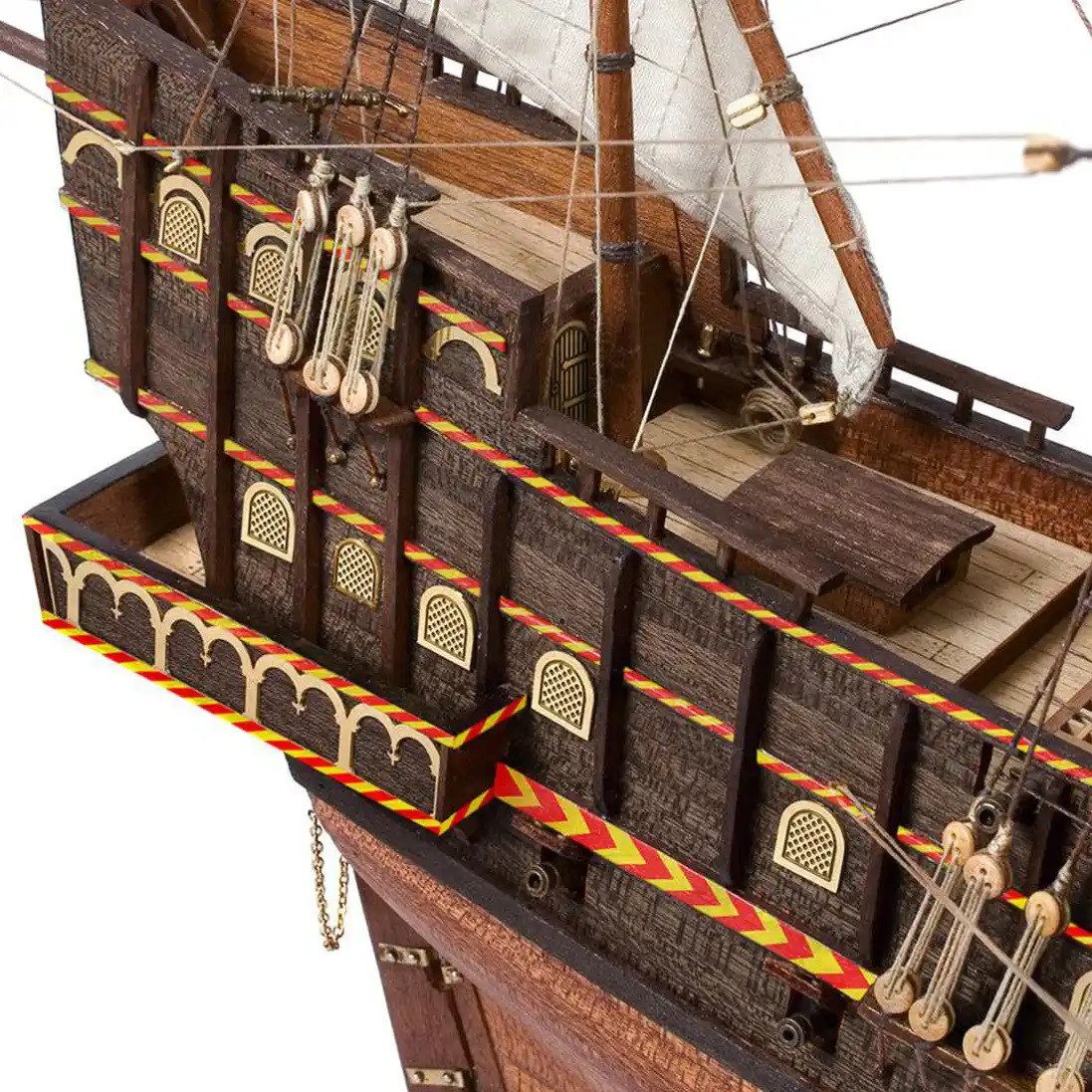 OcCre Modellbausatz Golden Hind Maßstab 1:85 Schiffsbausatz, (Schiff, 2370-tlg., Schiffsbausatz), Made in Europe