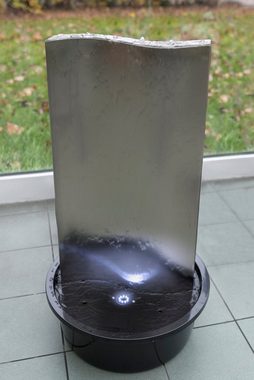 Köhko Gartenbrunnen Wasserspiel "Libro" mit LED Wasserspiel mit PE-Becken 23014