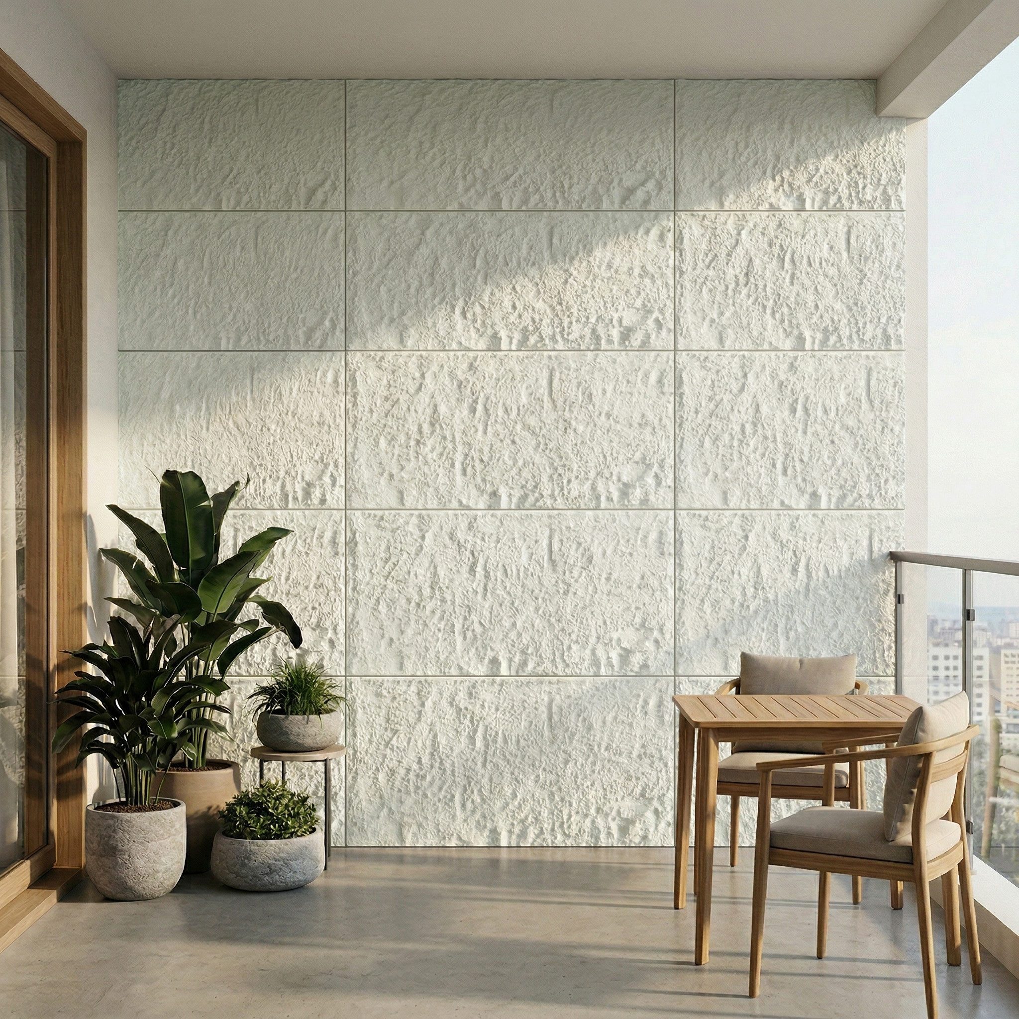 FIVMEN 3D Wandpaneel 120x60 cm Steinoptik Polystyrol 3cm dick Leichte Deckenpaneele, (2-tlg) für Wohnzimmer Küche Bad Schlafzimmer, 2 Stück/3 Stück