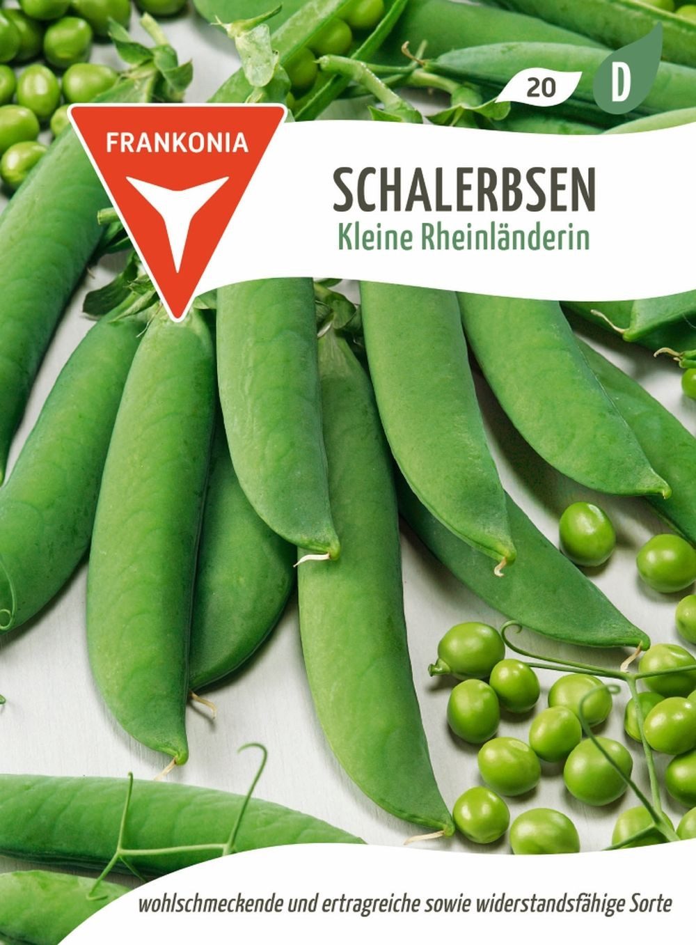 FRANKONIA Gemüsesamen Schalerbse, Kleine Rheinländerin - Erbsen-Samen Saatgut Samen, Pisum sativum
