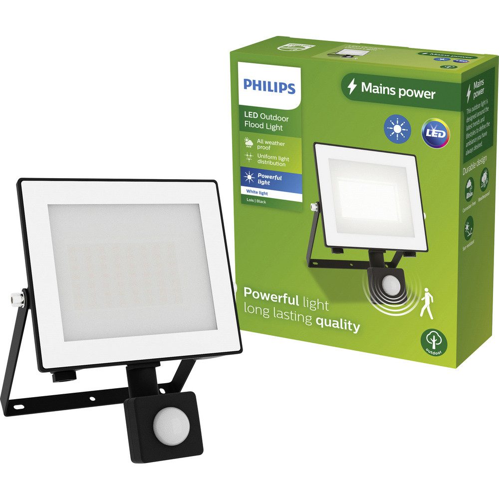 Philips LED Flutlichtstrahler Philips LED Lois 929004642401 LED-Außenstrahler mit Bewegungsmelder 3